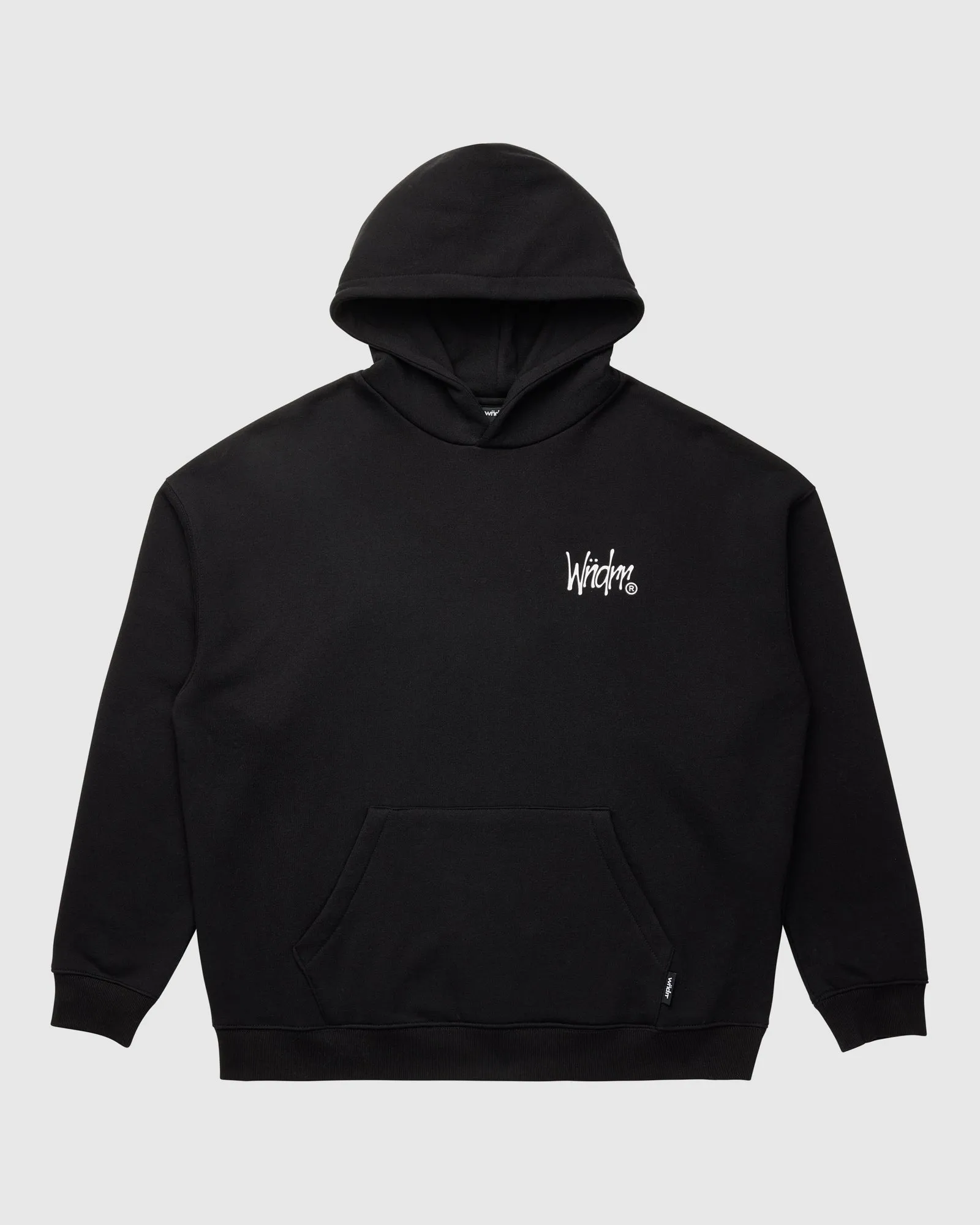 CROWN HOOD SWEAT - BLACK sold by WNDRR product image thumbnail 2