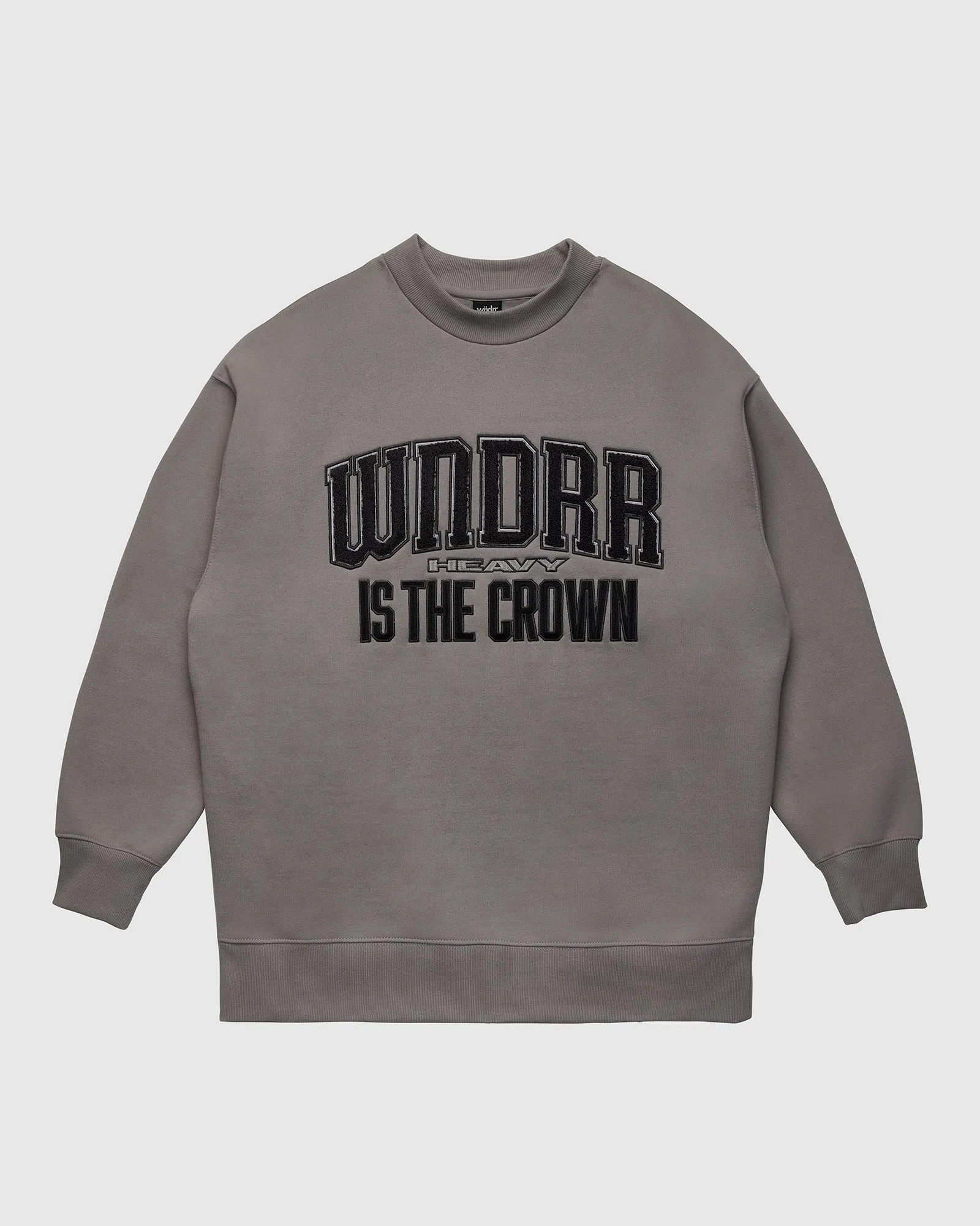 PROLOGUE CREW SWEAT - MOON GREY sold by WNDRR