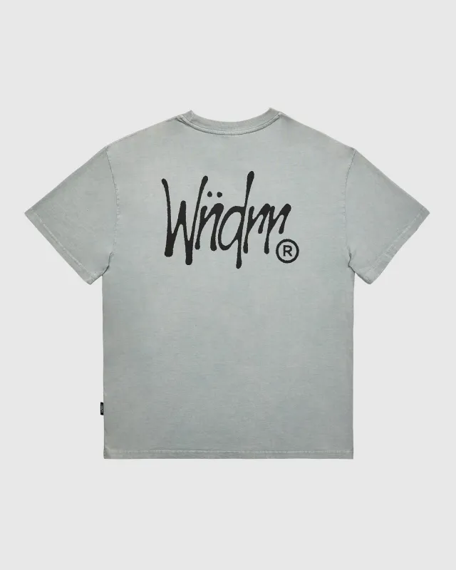 PRECURSOR BOX FIT TEE - WASHED OYSTER sold by WNDRR