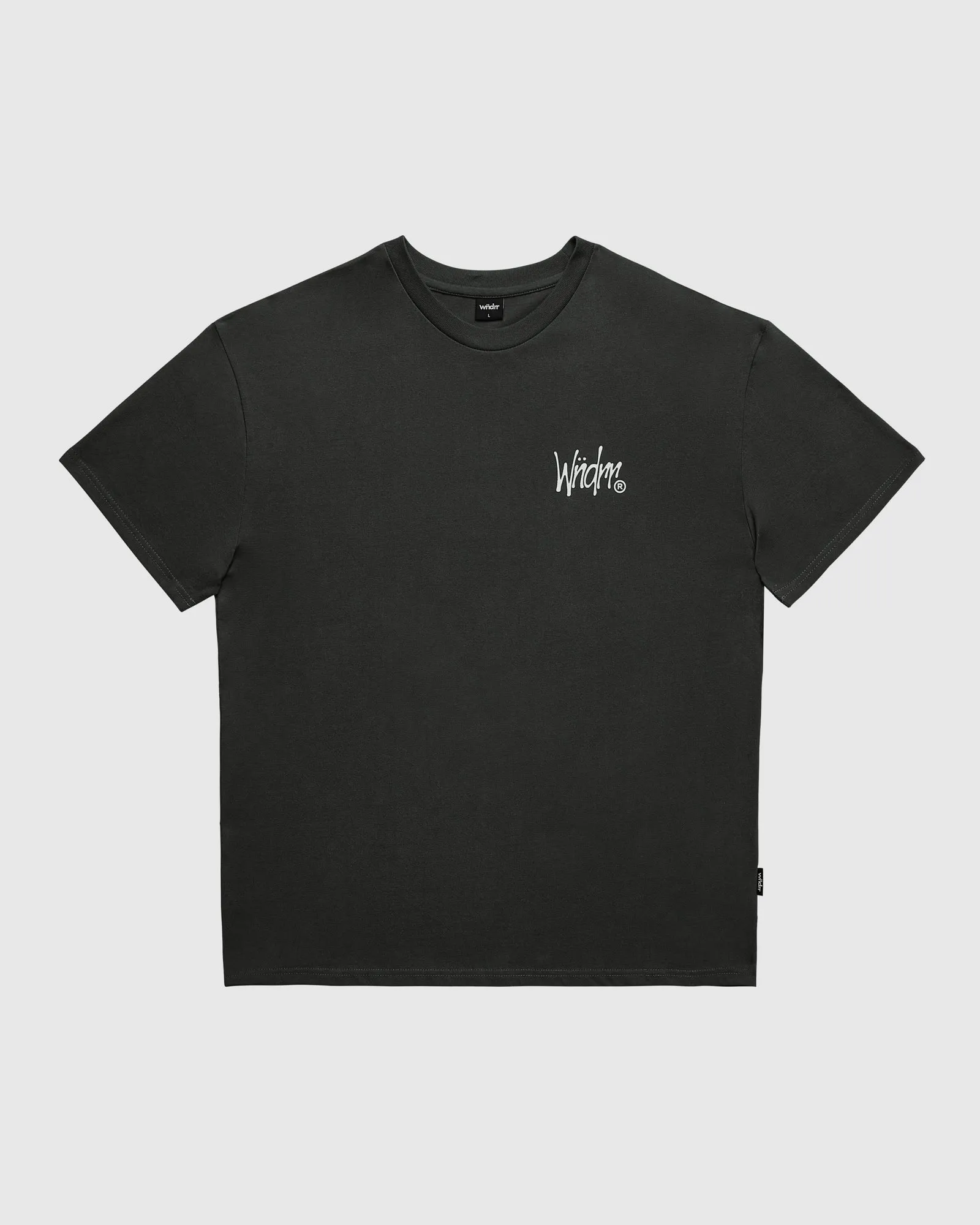 CROWN BOX FIT TEE - CHARCOAL sold by WNDRR product image thumbnail 2