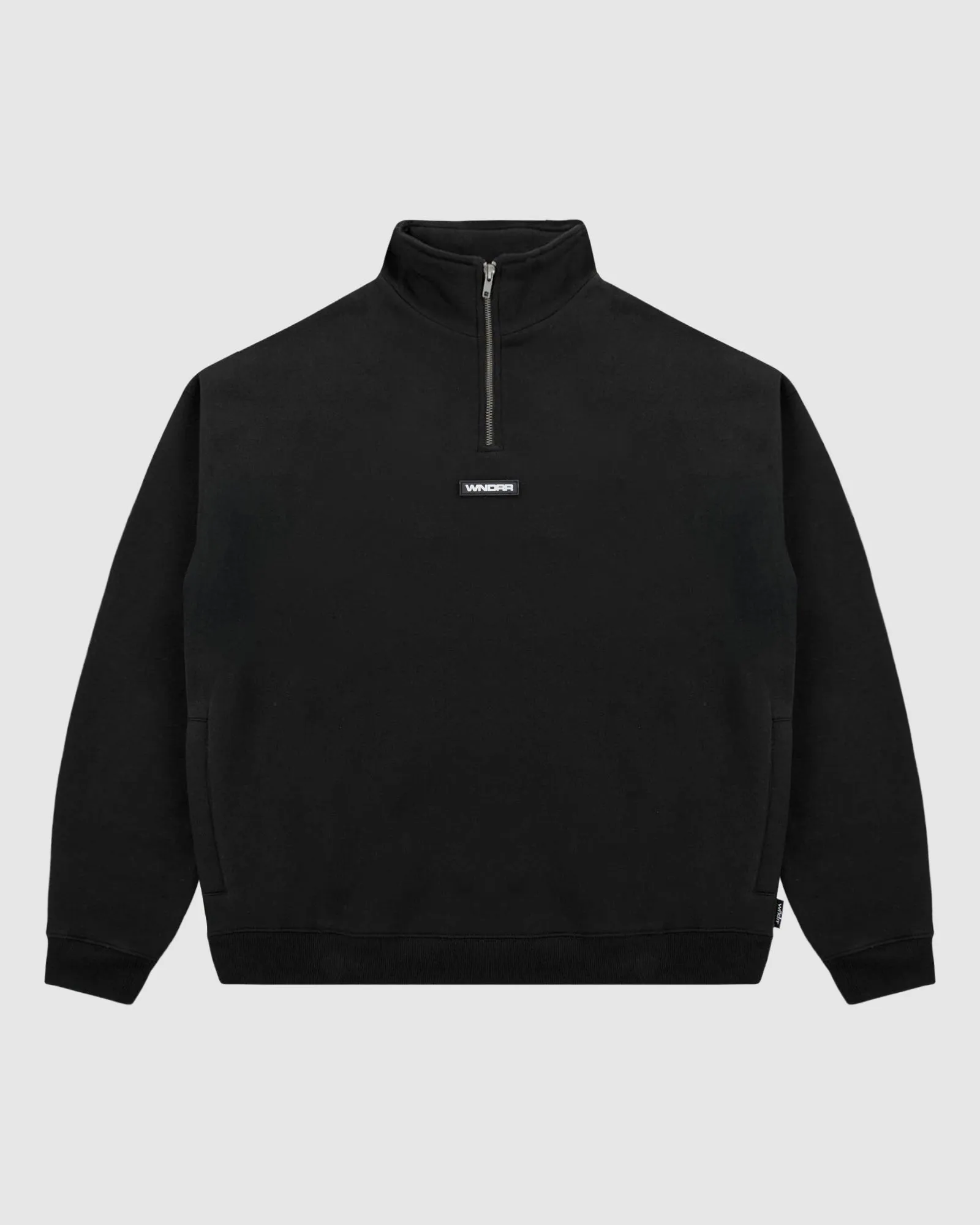 PATRON 1/4 ZIP SWEAT - BLACK sold by WNDRR product image thumbnail 3