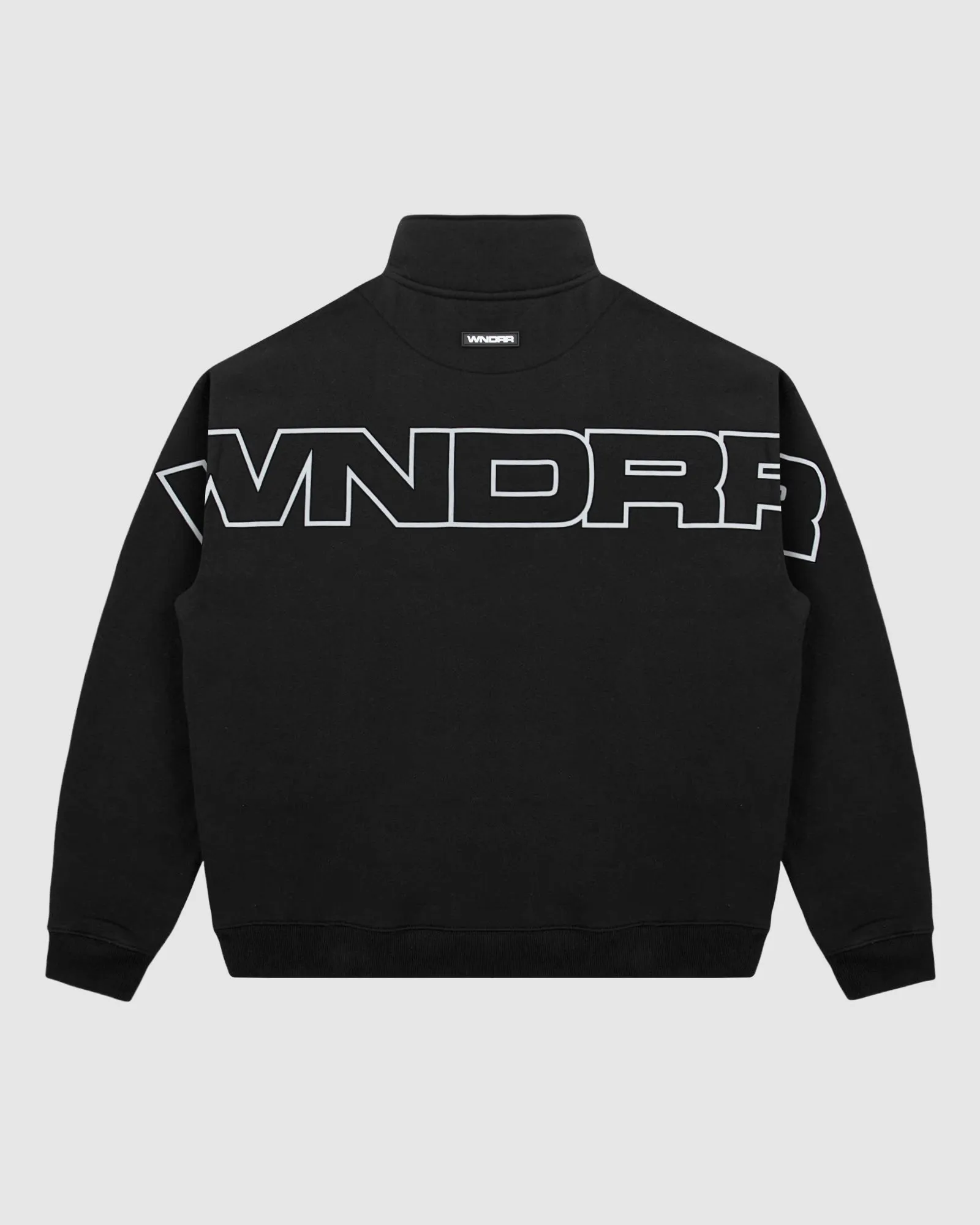 PATRON 1/4 ZIP SWEAT - BLACK sold by WNDRR