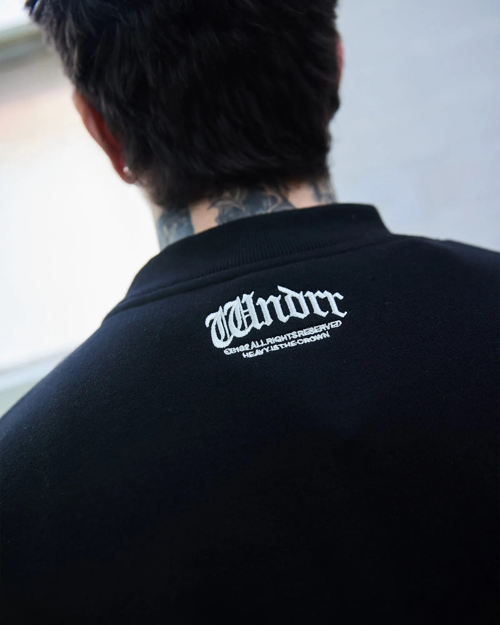 ROGUE CREW SWEAT - BLACK sold by WNDRR product image thumbnail 5