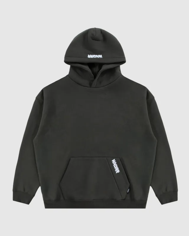 HALO HOOD SWEAT - INK sold by WNDRR
