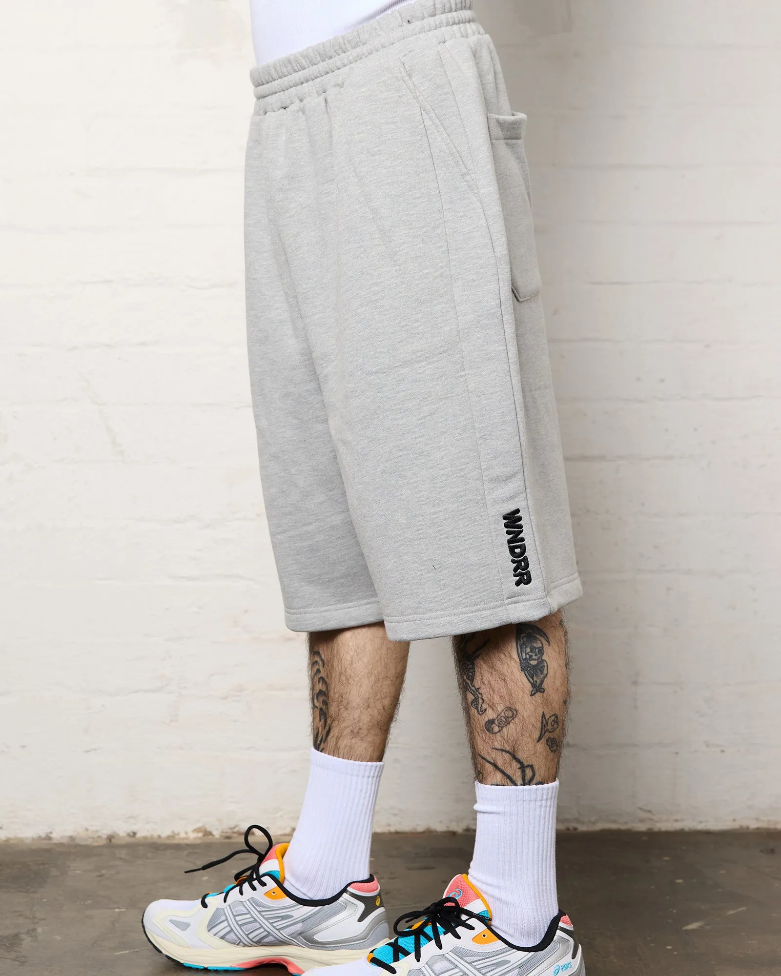 HALO TRACKSHORT - GREY MARLE sold by WNDRR product image thumbnail 2