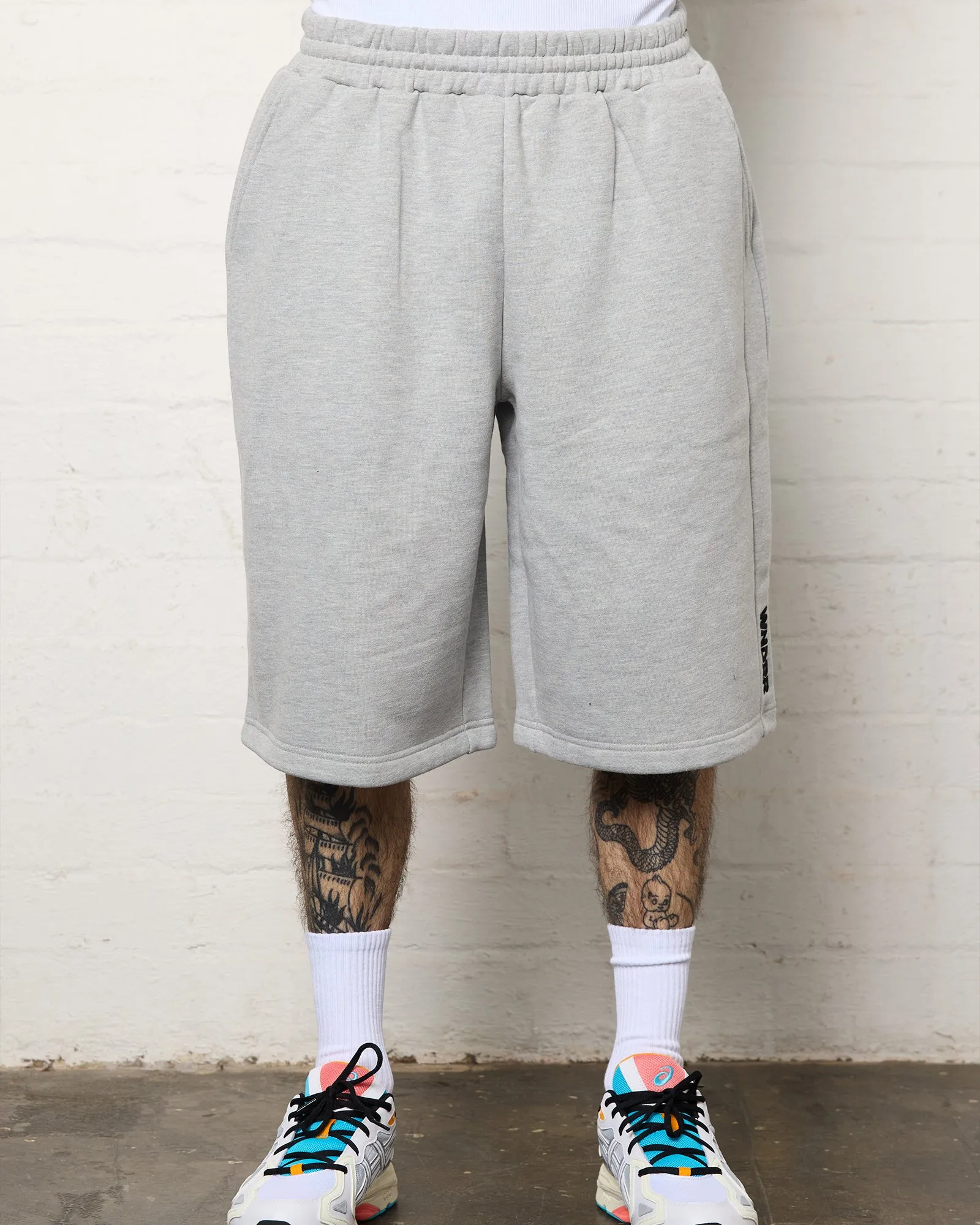 HALO TRACKSHORT - GREY MARLE sold by WNDRR product image thumbnail 4