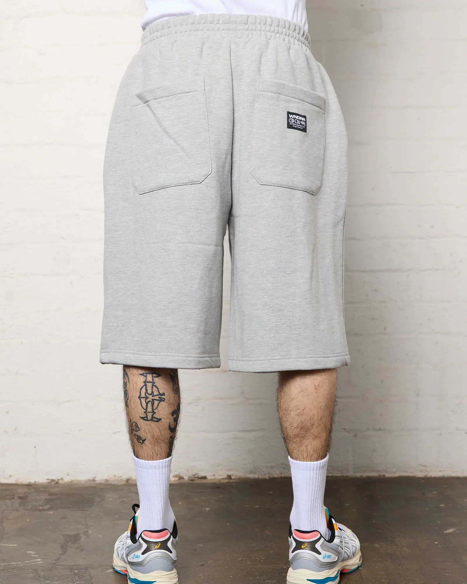 HALO TRACKSHORT - GREY MARLE sold by WNDRR product image thumbnail 5