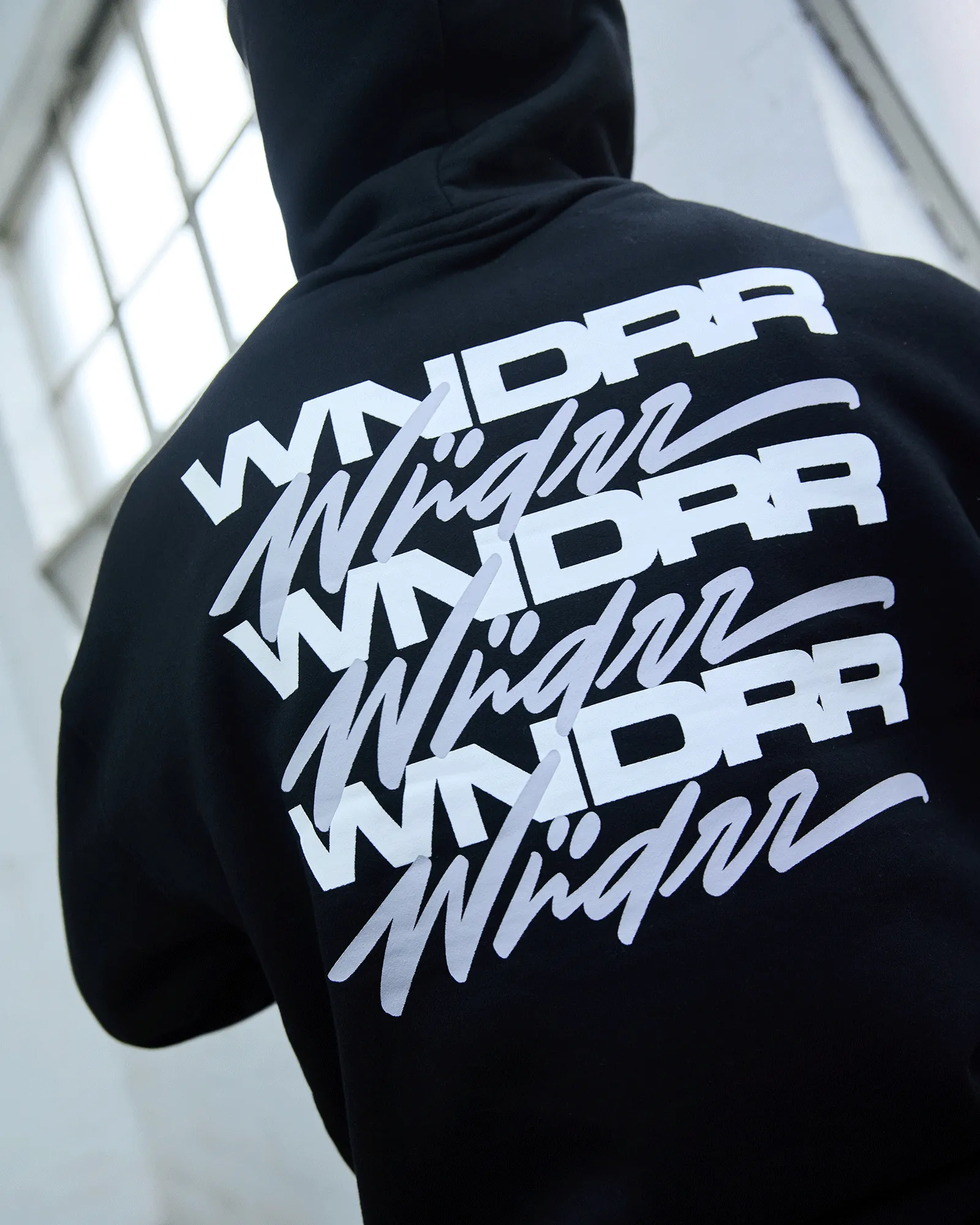 HEX HOOD SWEAT - BLACK sold by WNDRR product image thumbnail 5