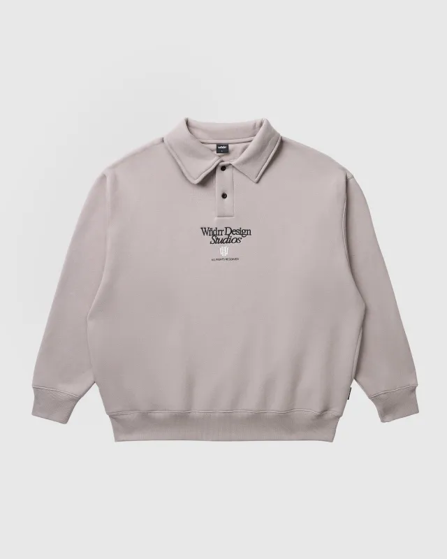 ATELIER RUGBY SWEAT - MOON GREY sold by WNDRR