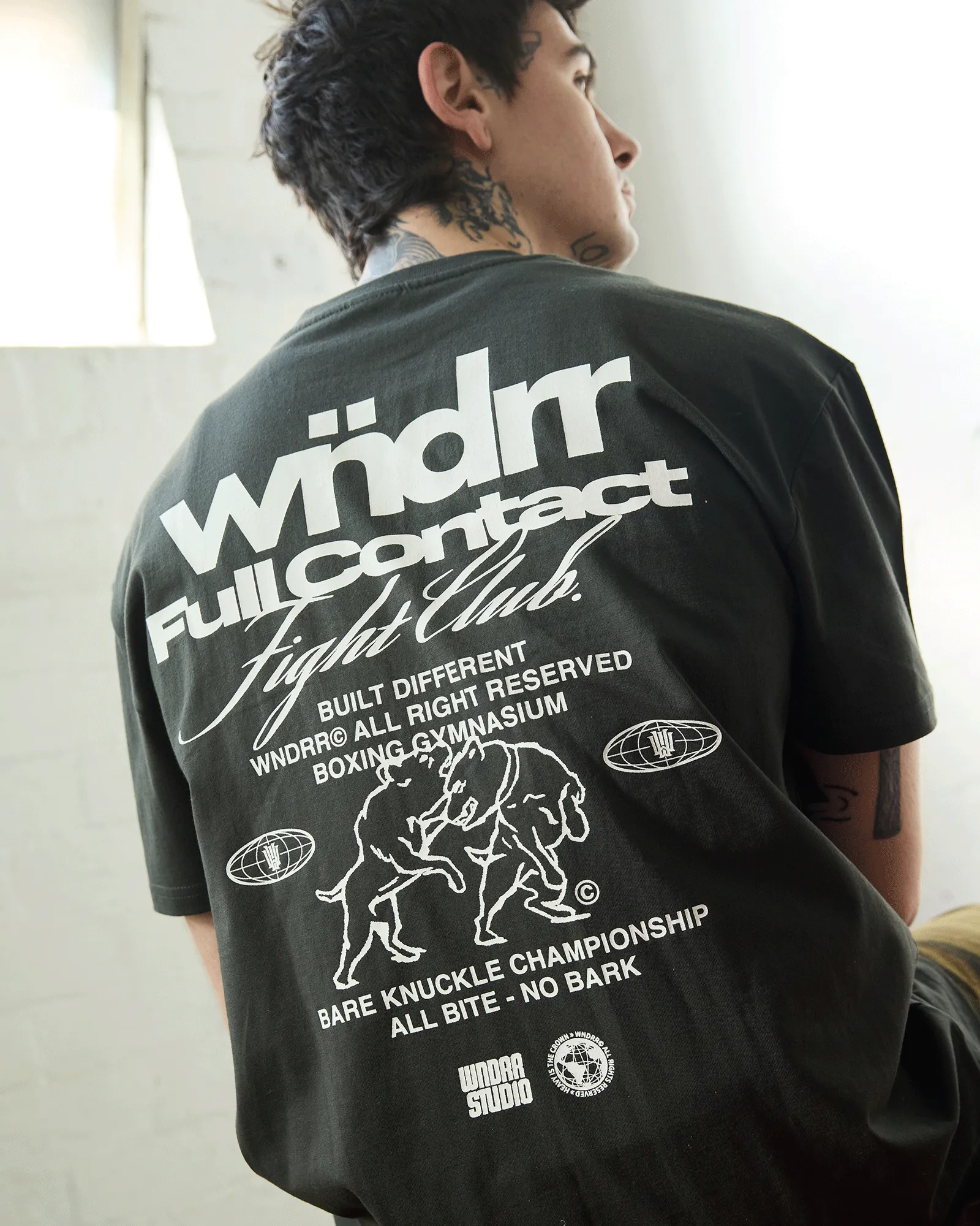 FULL CONTACT BOX FIT TEE - INK sold by WNDRR product image thumbnail 2