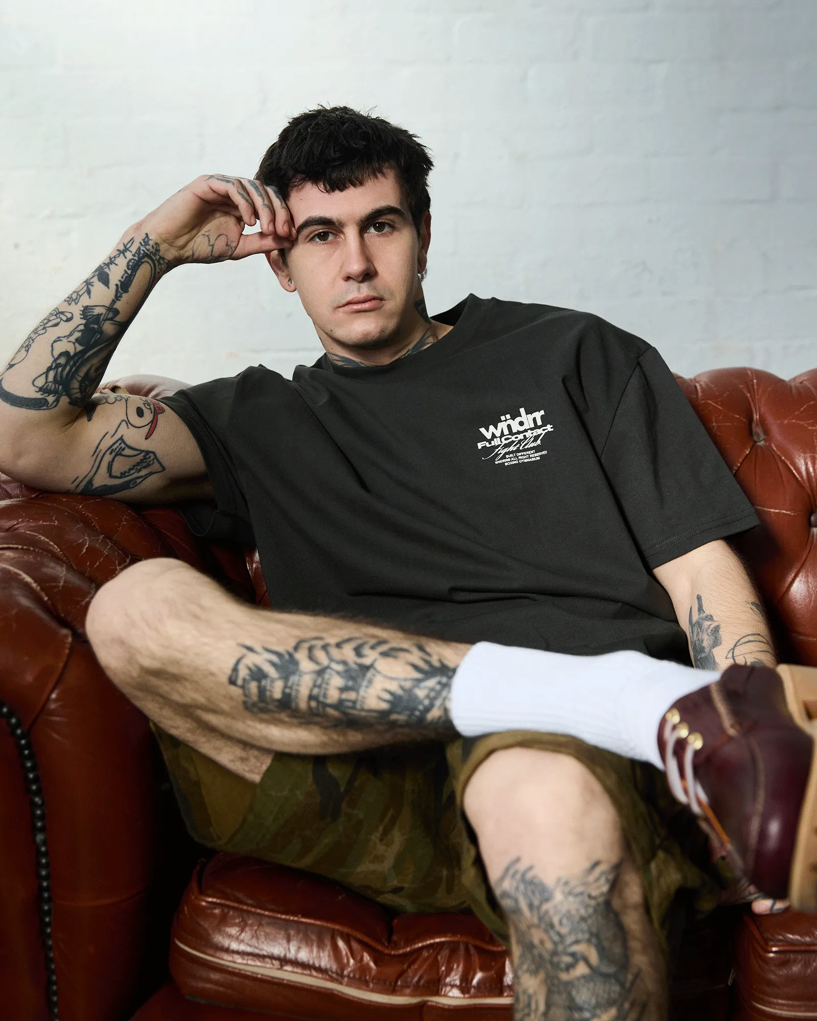 FULL CONTACT BOX FIT TEE - INK sold by WNDRR product image thumbnail 5