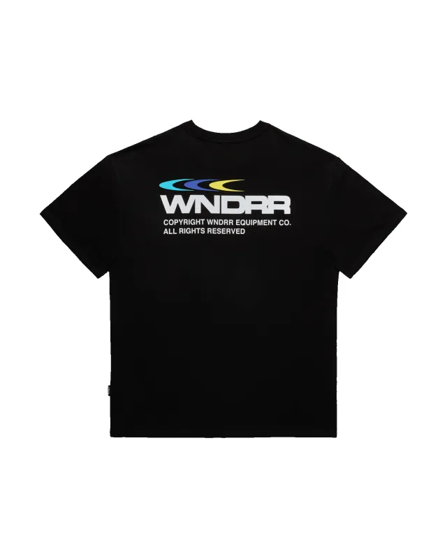 TRIAD BOX FIT TEE - BLACK sold by WNDRR