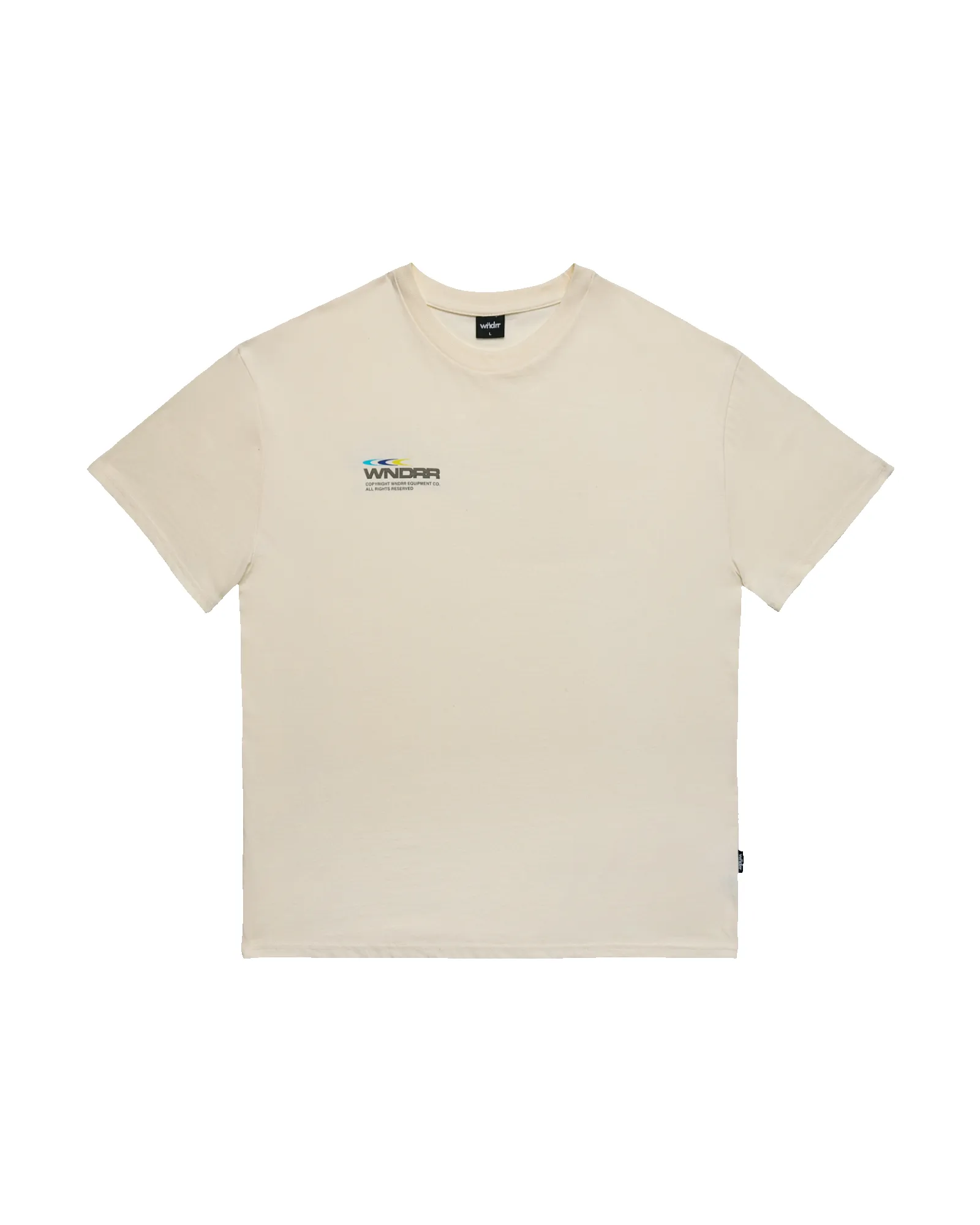 TRIAD BOX FIT TEE - OFF WHITE sold by WNDRR product image thumbnail 3