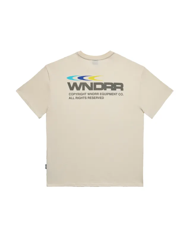 TRIAD BOX FIT TEE - OFF WHITE sold by WNDRR