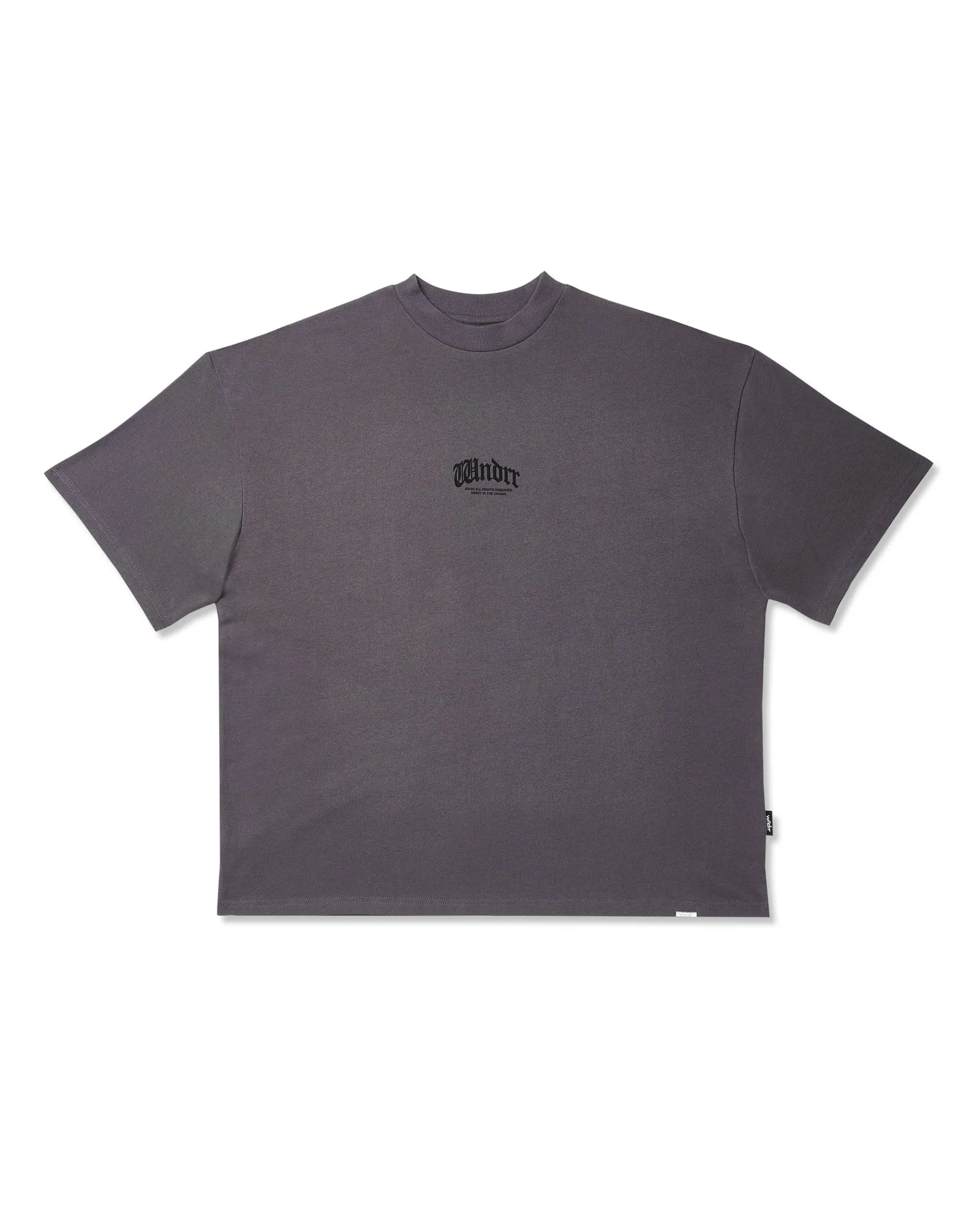 REVIVAL HEAVY WEIGHT TEE - CHARCOAL sold by WNDRR product image thumbnail 3