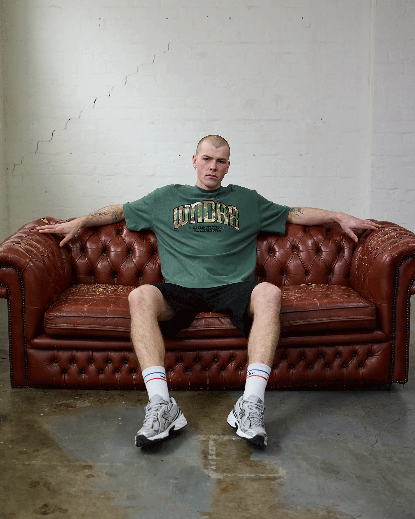 PROTOCOL HEAVY WEIGHT TEE - DARK GREEN sold by WNDRR product image thumbnail 4