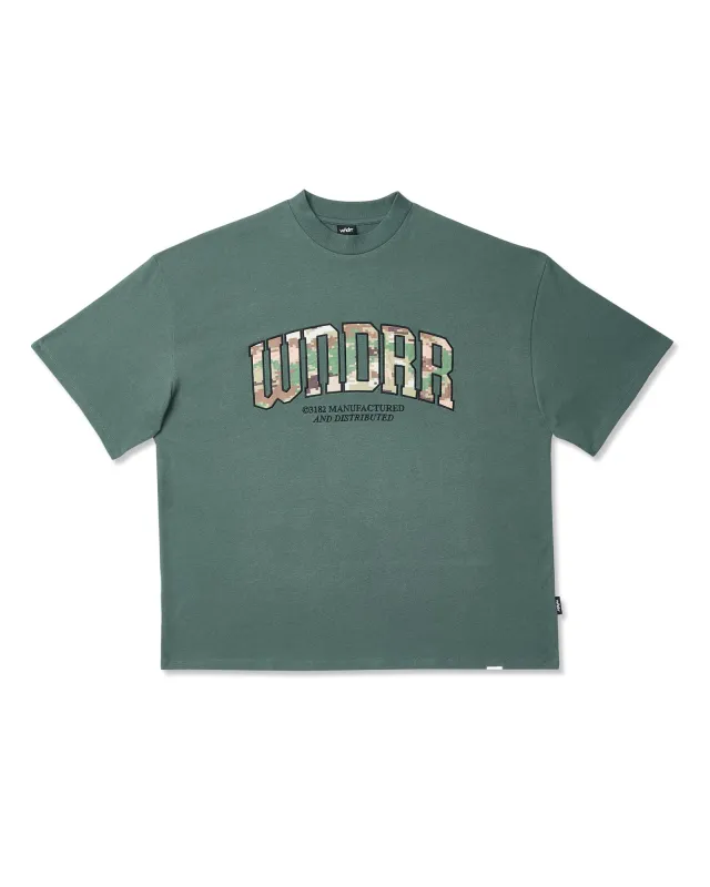 PROTOCOL HEAVY WEIGHT TEE - DARK GREEN sold by WNDRR