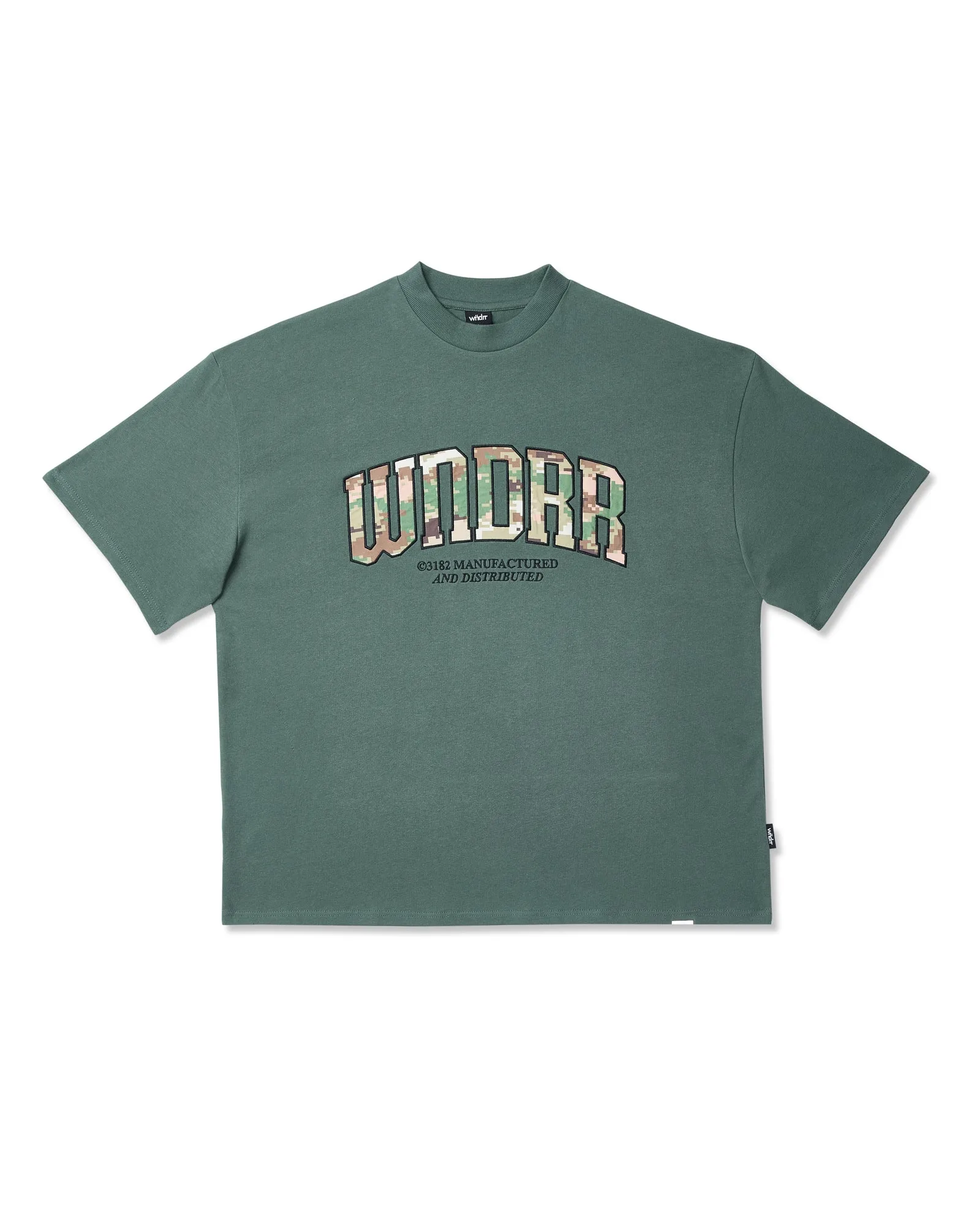 PROTOCOL HEAVY WEIGHT TEE - DARK GREEN sold by WNDRR