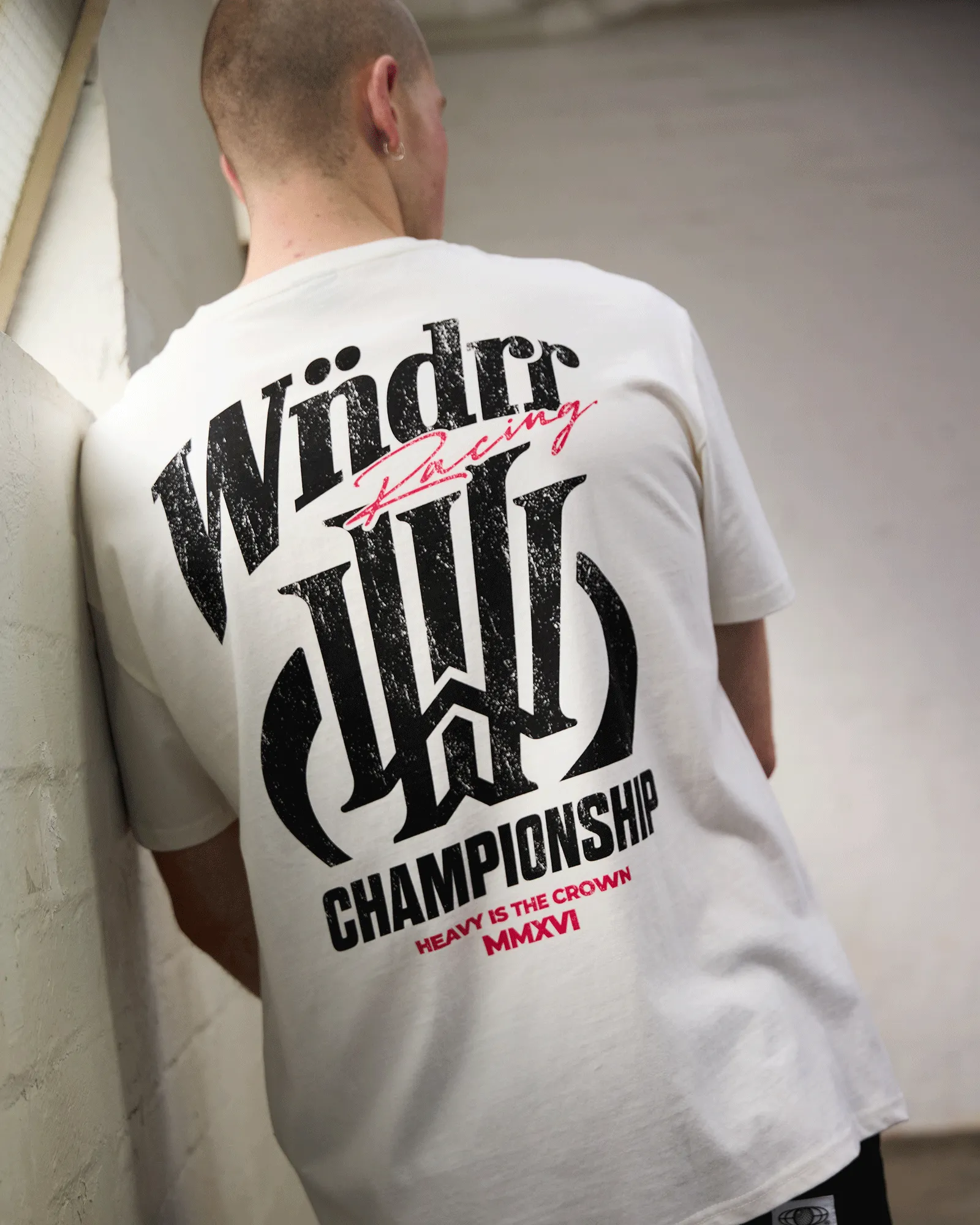 SKYLINE BOX FIT TEE - OFF WHITE sold by WNDRR product image thumbnail 2