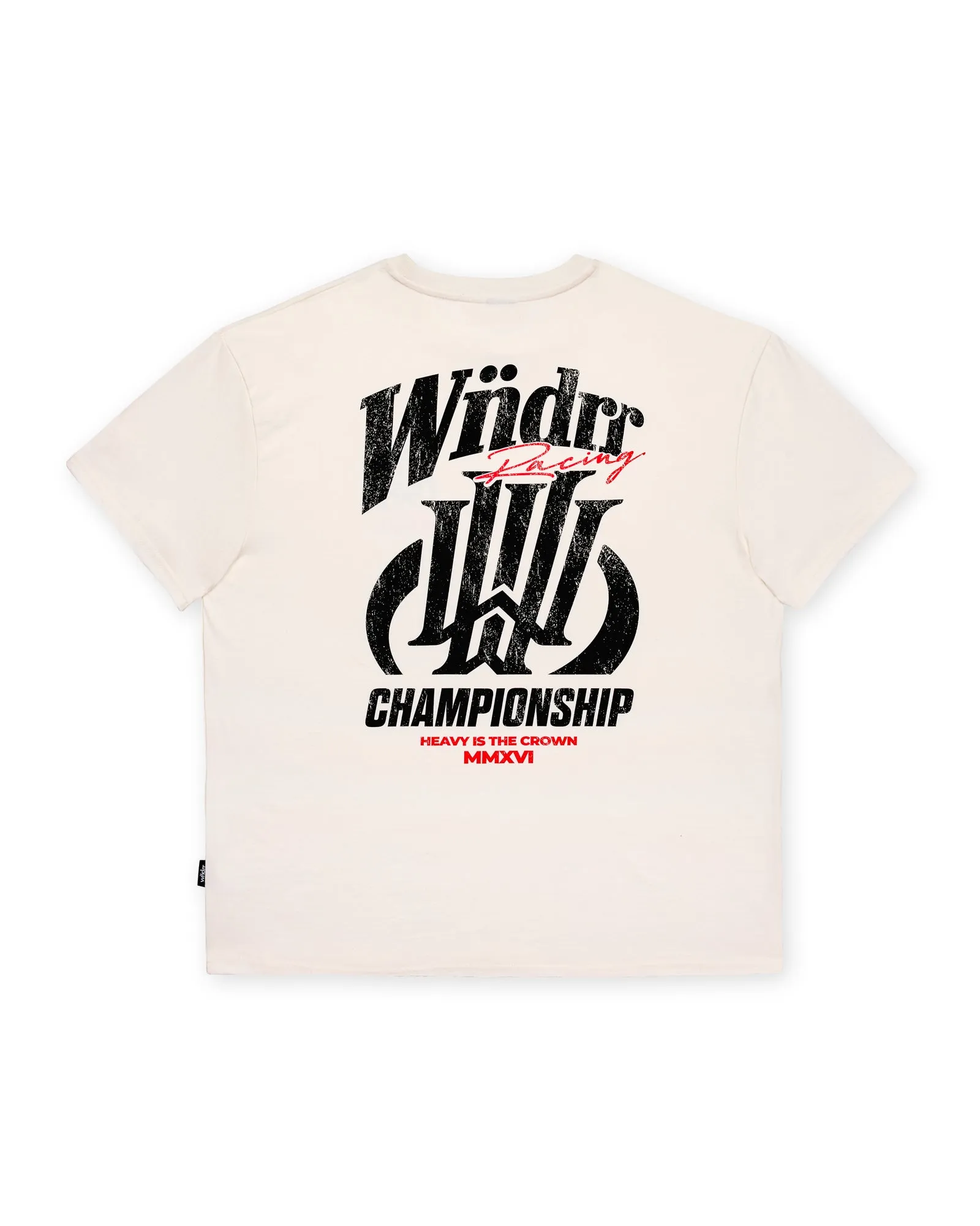 SKYLINE BOX FIT TEE - OFF WHITE sold by WNDRR