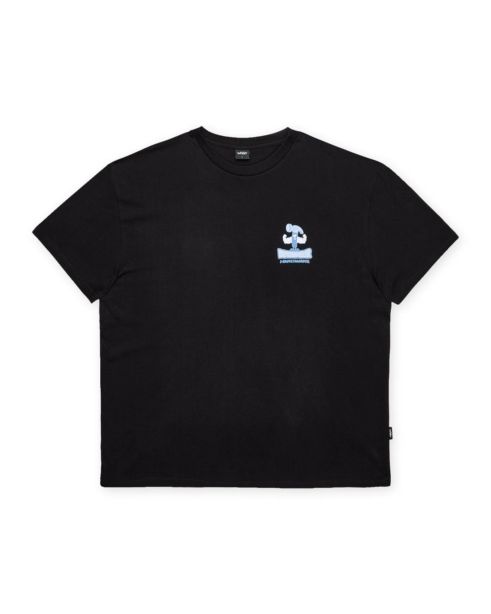 HARDWARE BOX FIT TEE - BLACK sold by WNDRR product image thumbnail 3