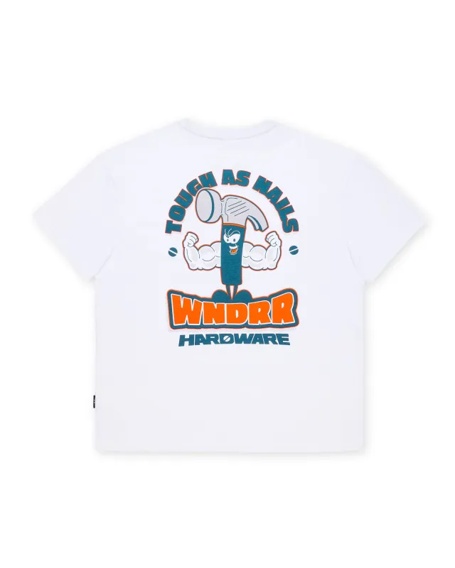 HARDWARE BOX FIT TEE - WHITE made by End
