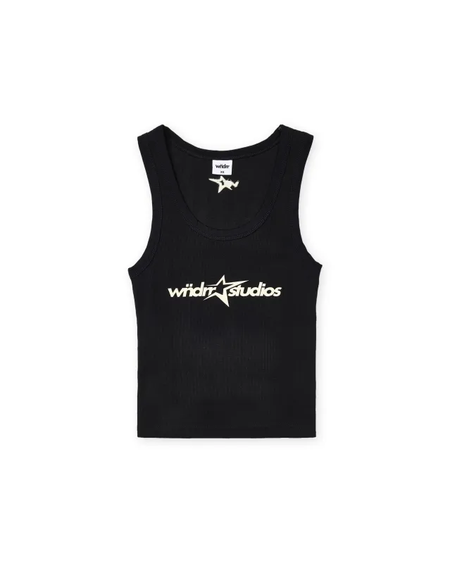 STXR TANK TOP - BLACK sold by WNDRR