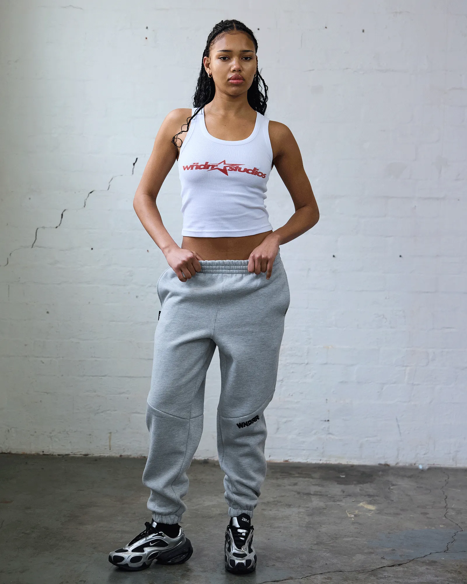 STXR TANK TOP - WHITE sold by WNDRR product image thumbnail 4