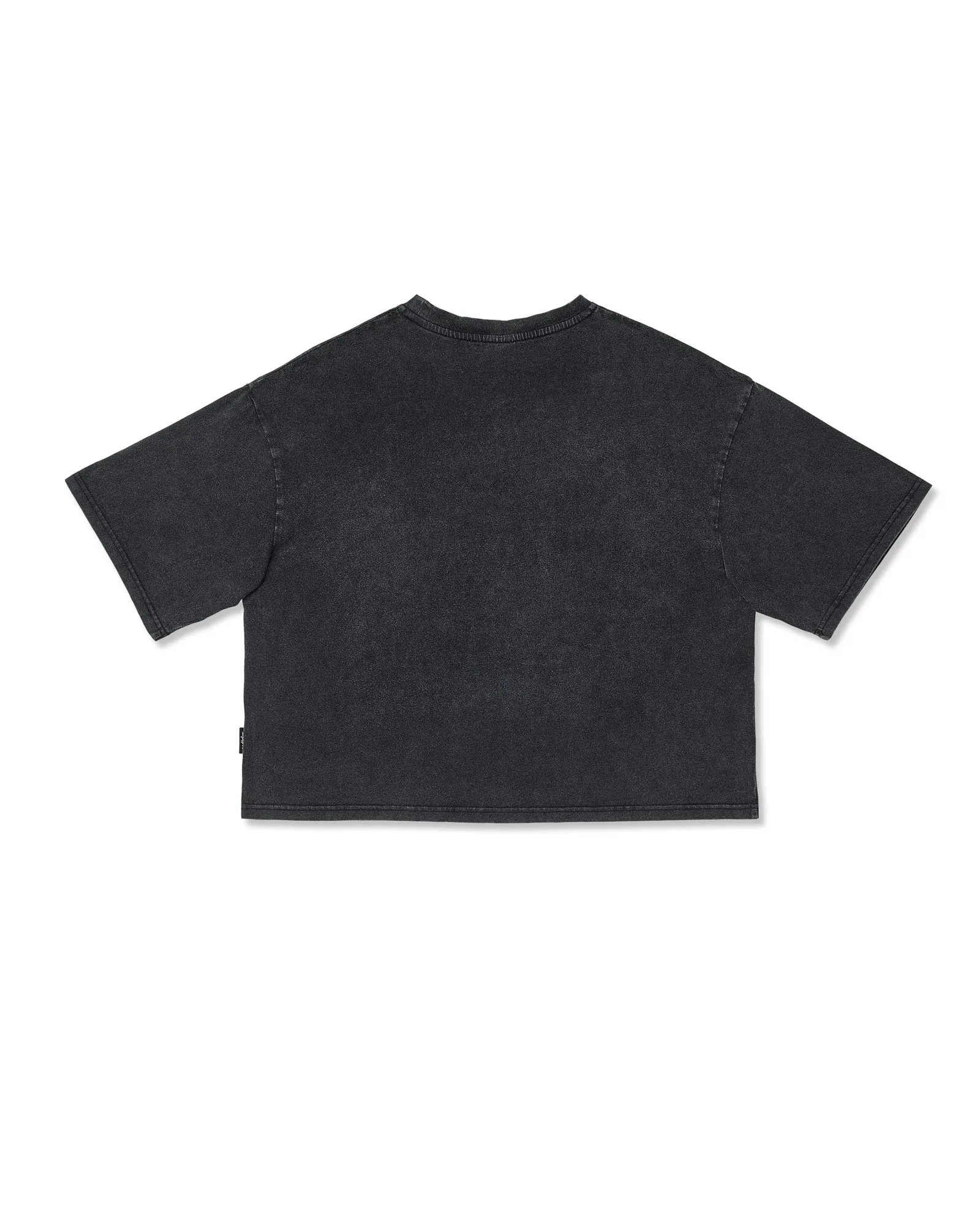 MONARCH CROPPED FIT TEE - WASHED BLACK sold by WNDRR product image thumbnail 3