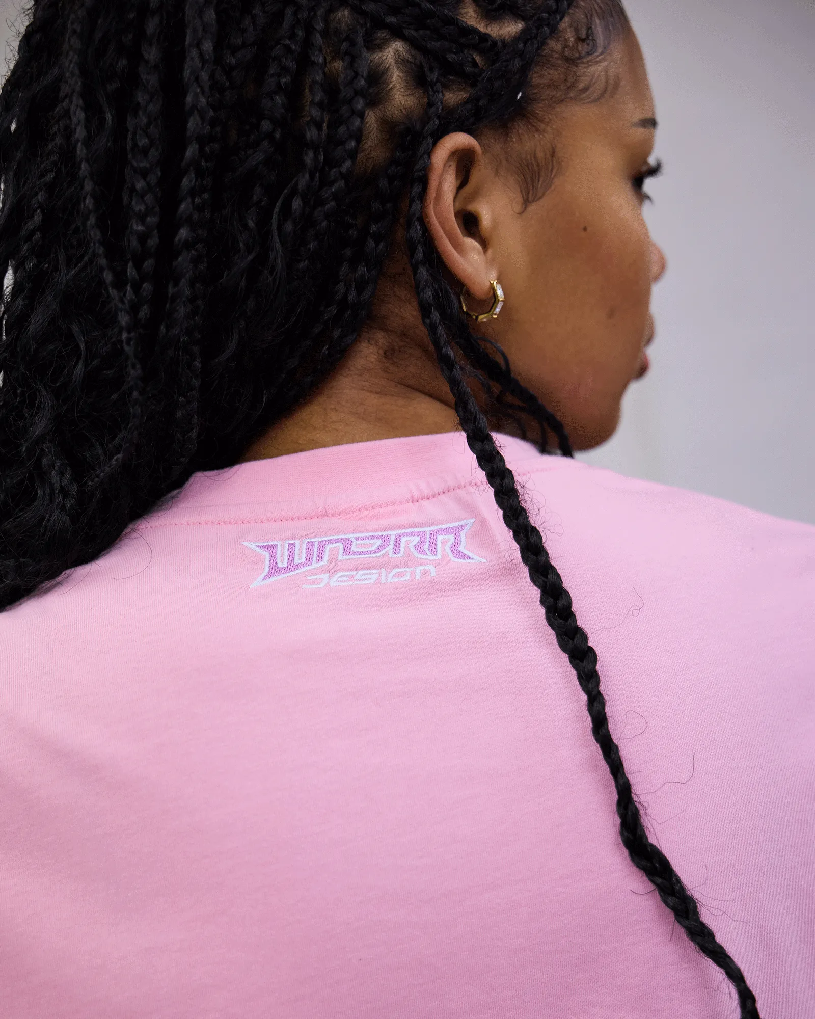 PULSE CROPPED FIT TEE - PINK sold by WNDRR product image thumbnail 5