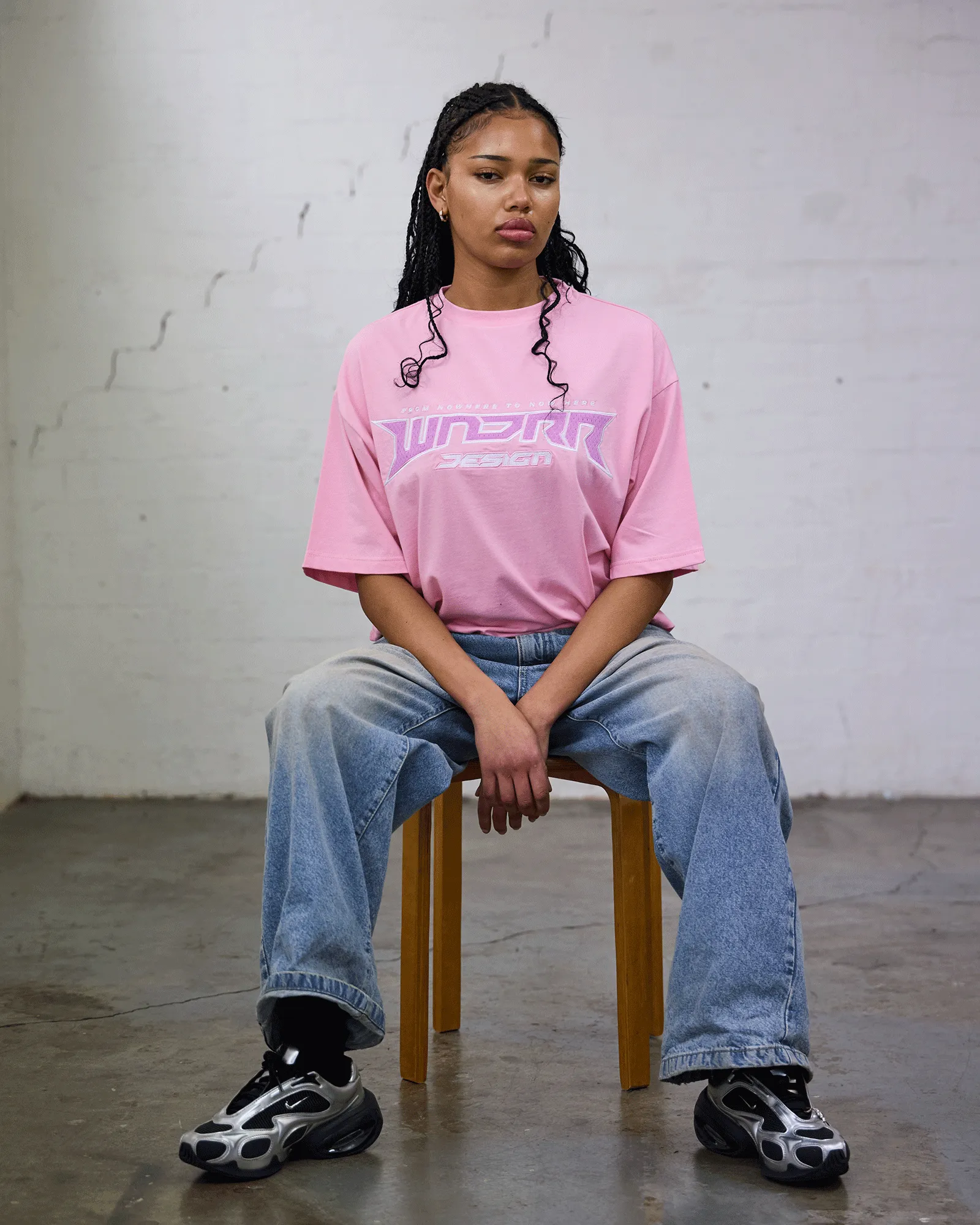 PULSE CROPPED FIT TEE - PINK sold by WNDRR product image thumbnail 4