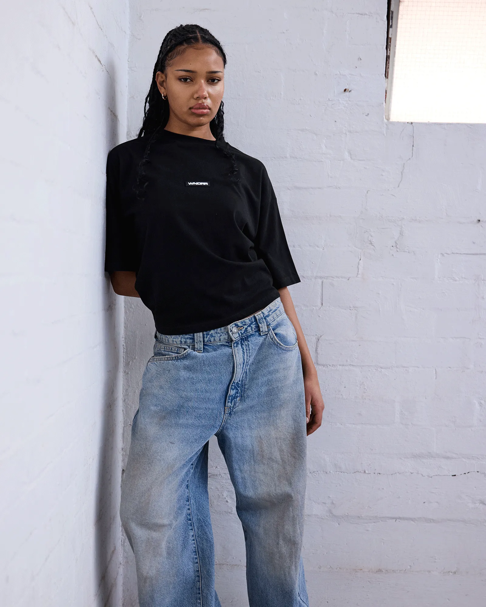 PATRON CROPPED FIT TEE - BLACK sold by WNDRR product image thumbnail 5