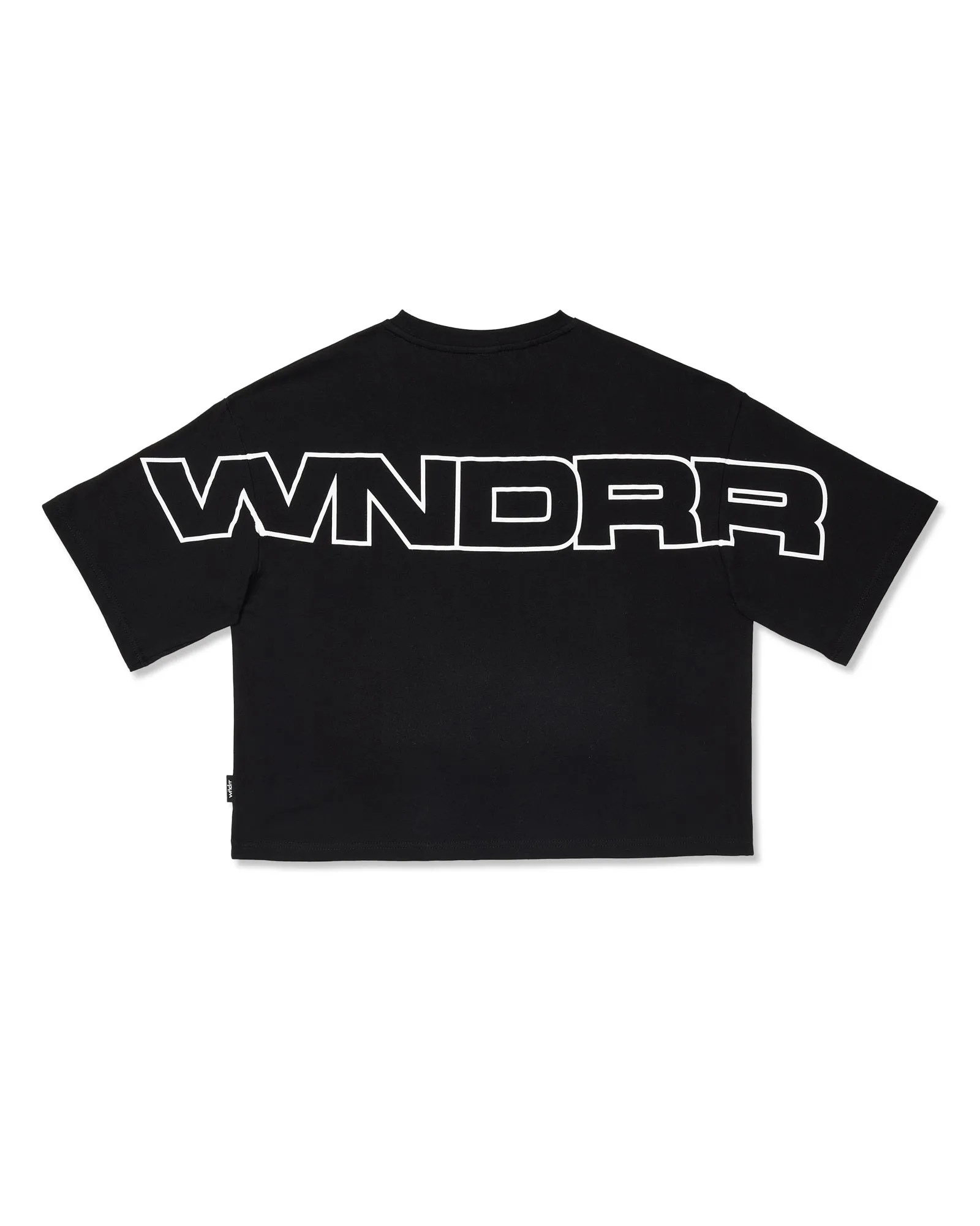 PATRON CROPPED FIT TEE - BLACK sold by WNDRR