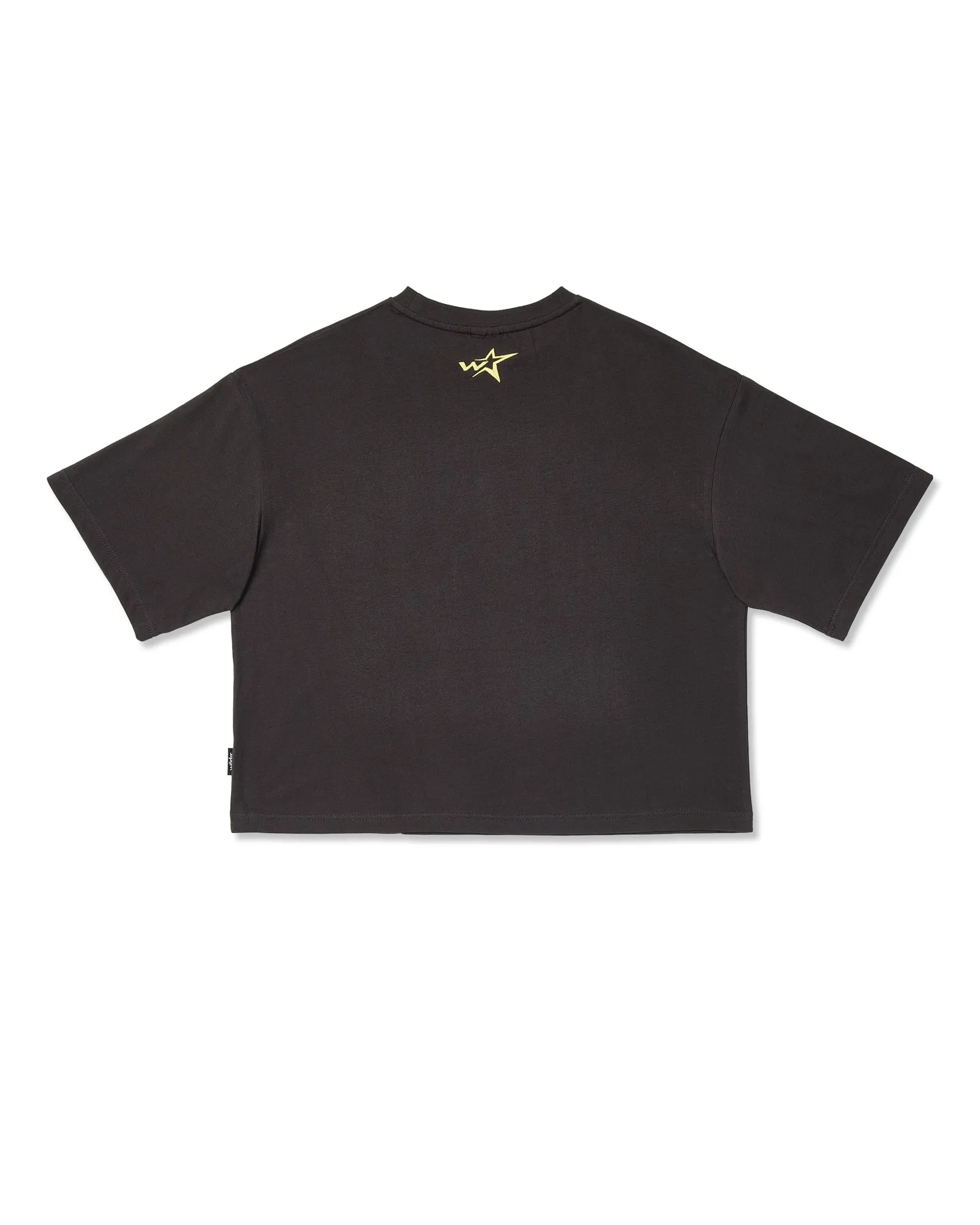 STXR CROPPED FIT TEE - FADED BLACK sold by WNDRR product image thumbnail 3