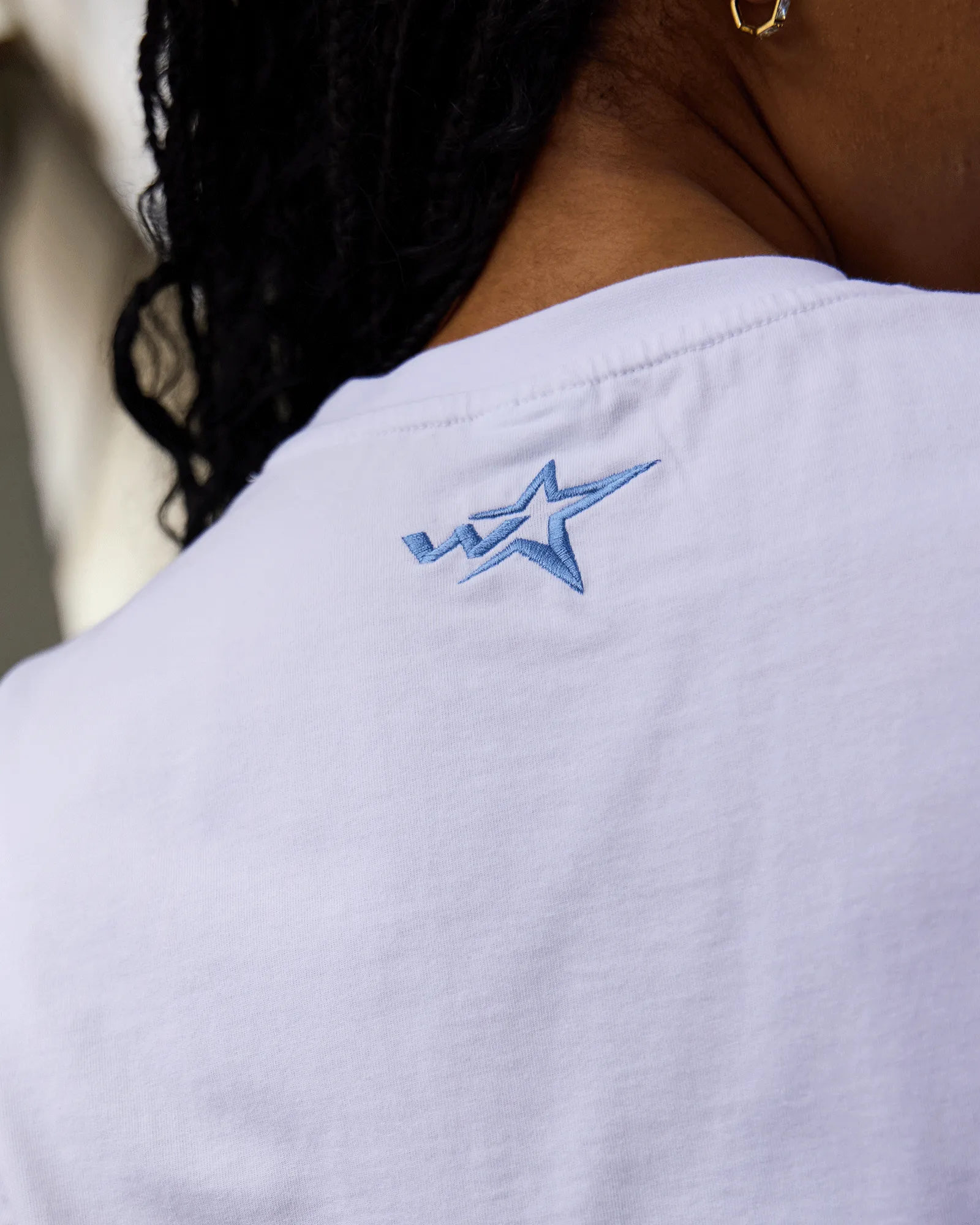 STXR CROPPED FIT TEE - WHITE sold by WNDRR product image thumbnail 4