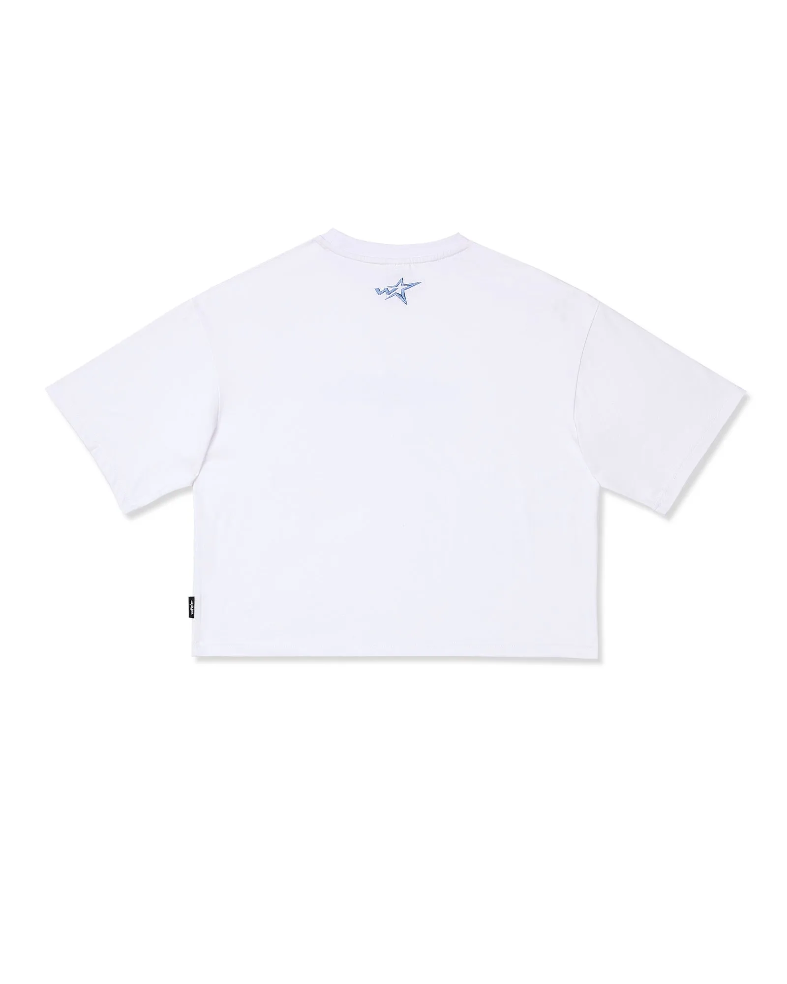 STXR CROPPED FIT TEE - WHITE sold by WNDRR product image thumbnail 3