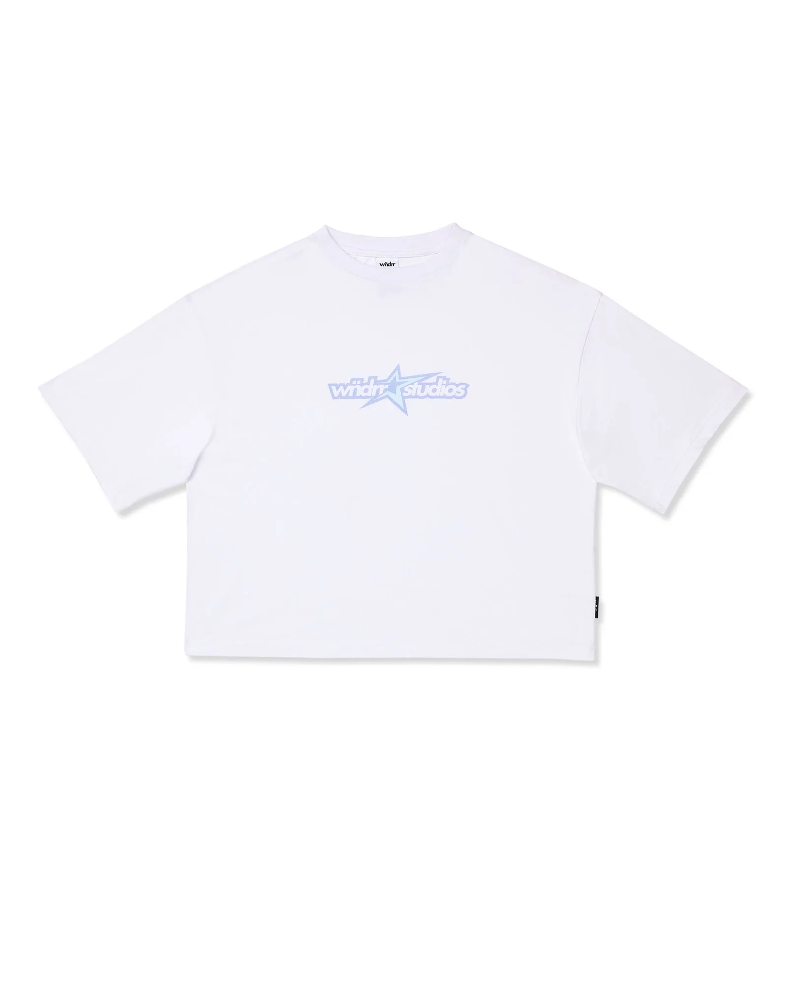 STXR CROPPED FIT TEE - WHITE sold by WNDRR