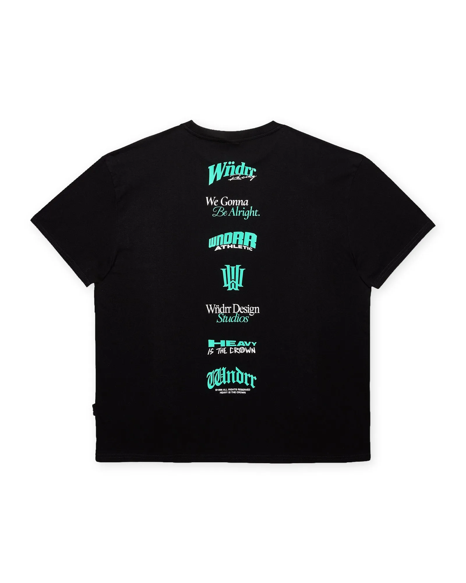 COLLECTIVE BOX FIT TEE - BLACK sold by WNDRR