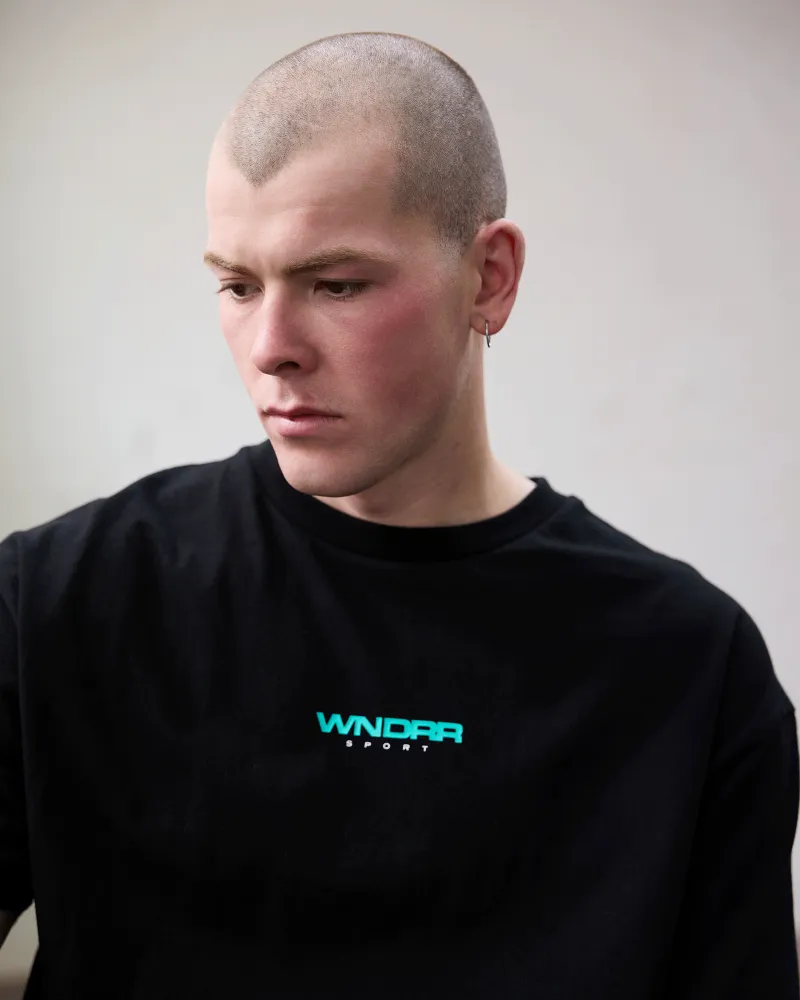 COLLECTIVE BOX FIT TEE - BLACK sold by WNDRR product image thumbnail 4