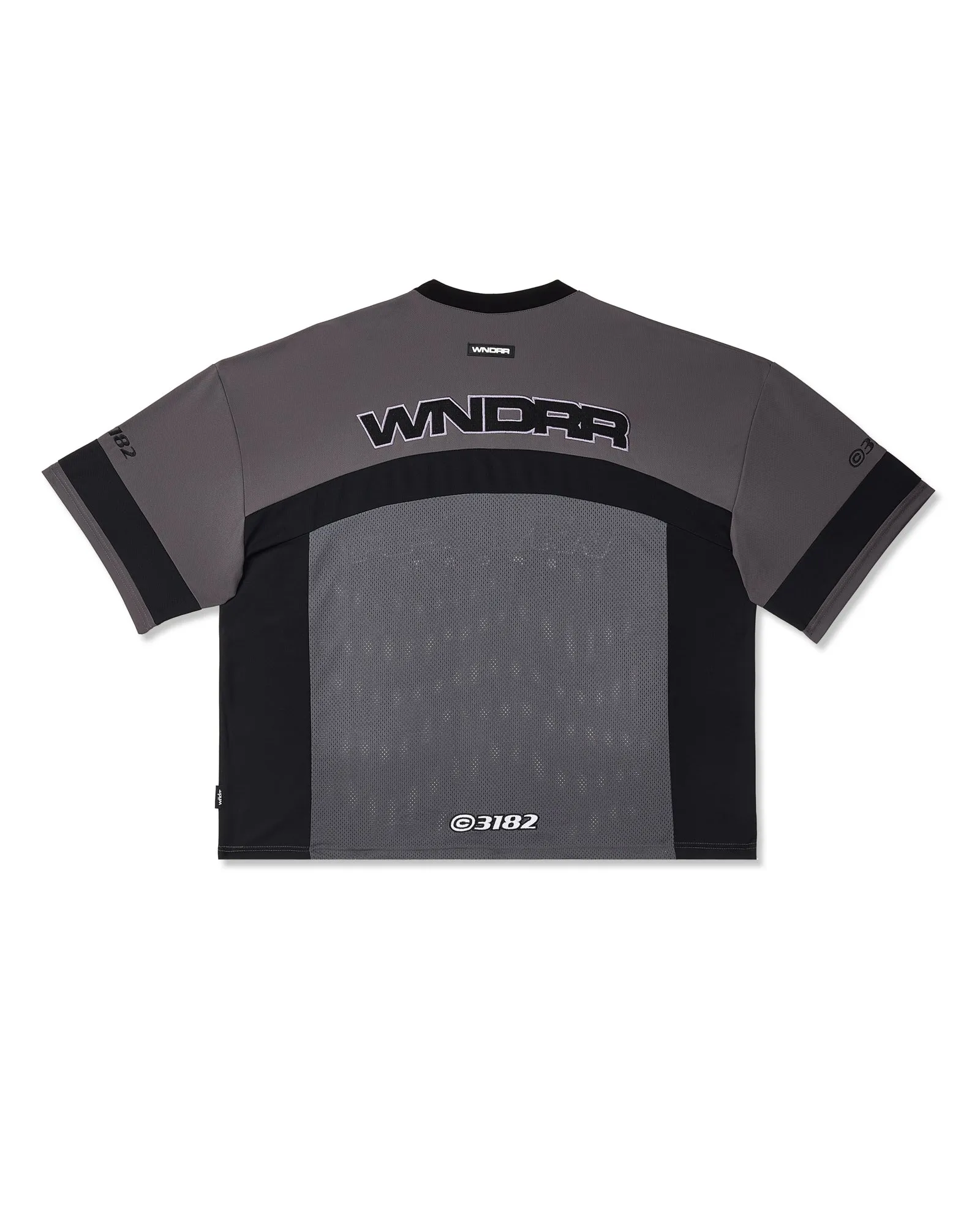 STADIUM QUARTERBACK JERSEY - IRON/BLACK sold by WNDRR product image thumbnail 3