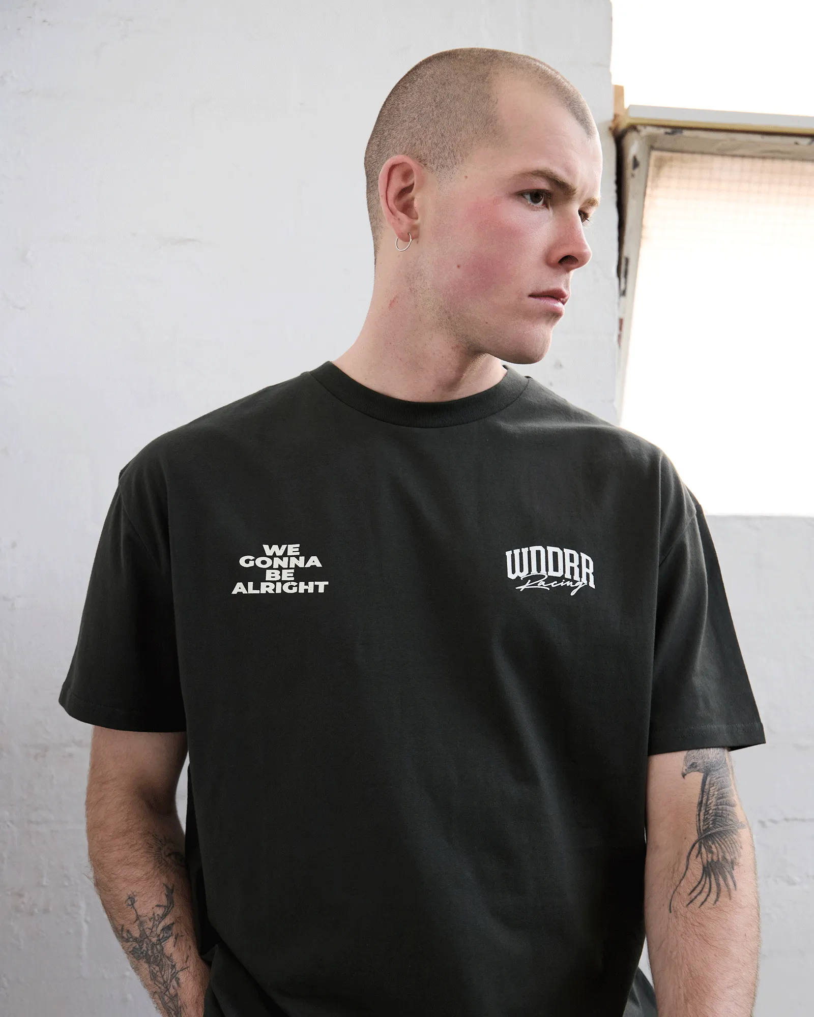 SWERVE BOX FIT TEE - INK sold by WNDRR product image thumbnail 4