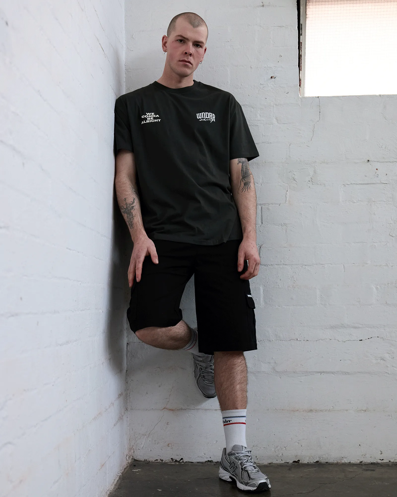 SWERVE BOX FIT TEE - INK sold by WNDRR product image thumbnail 5
