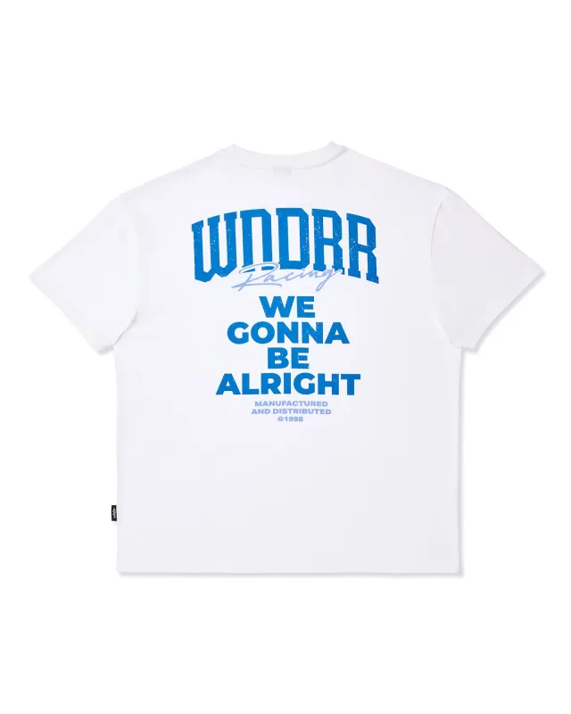 SWERVE BOX FIT TEE - WHITE sold by WNDRR