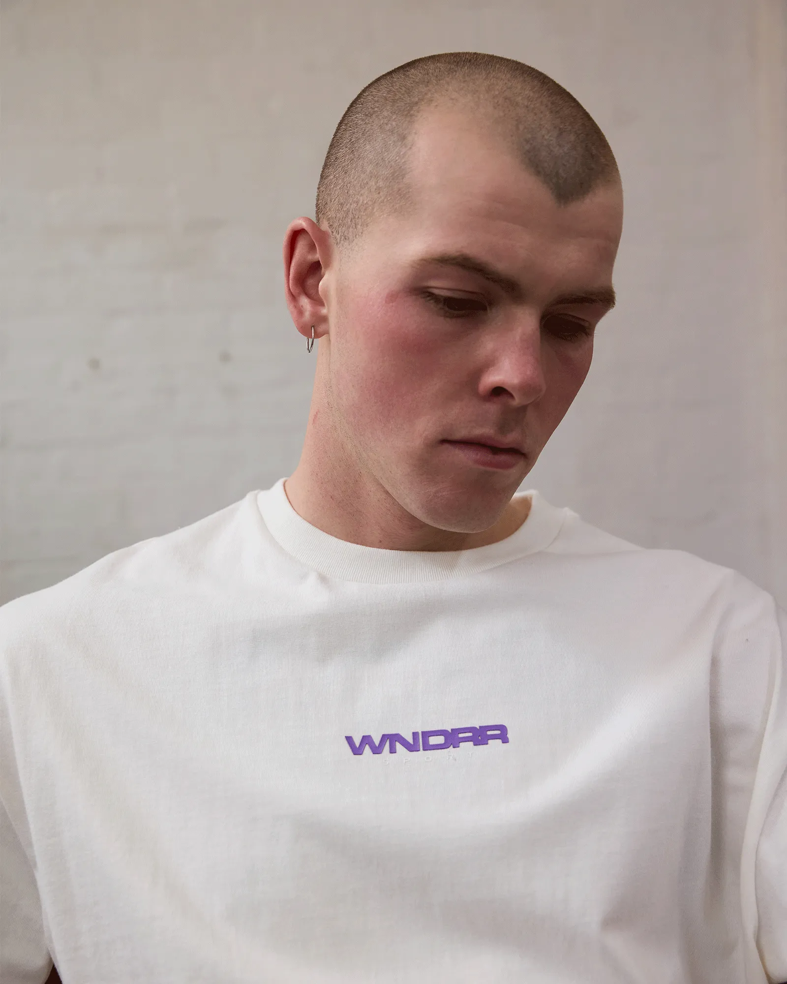 COLLECTIVE BOX FIT TEE - OFF WHITE sold by WNDRR product image thumbnail 5