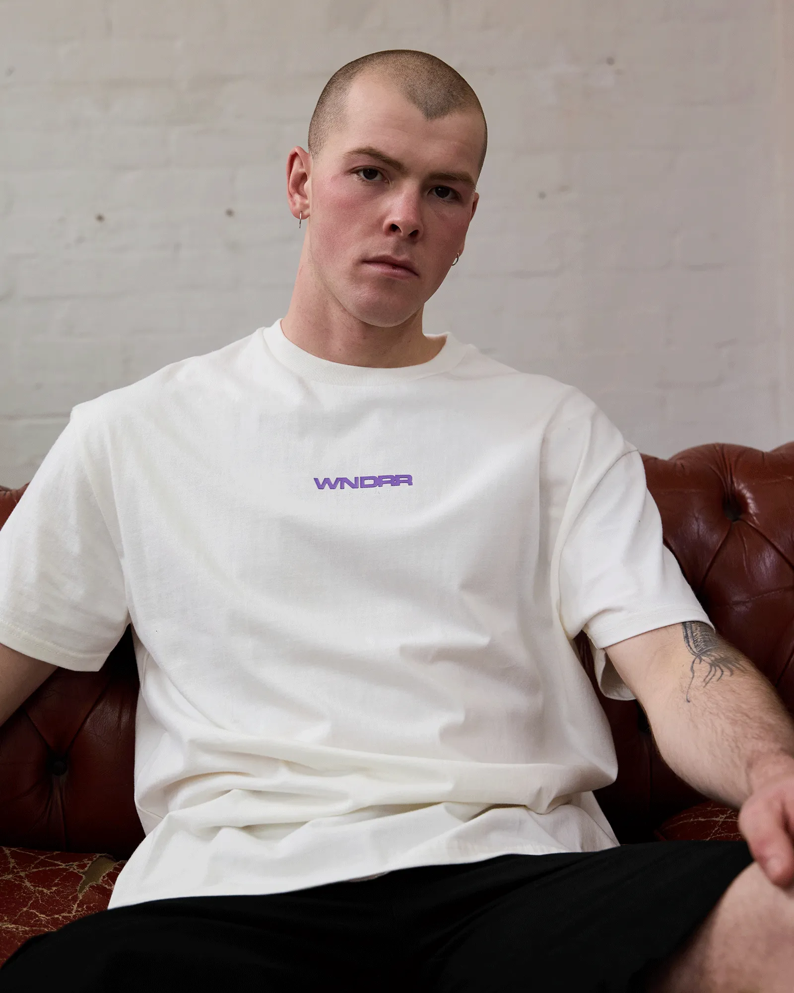 COLLECTIVE BOX FIT TEE - OFF WHITE sold by WNDRR product image thumbnail 4