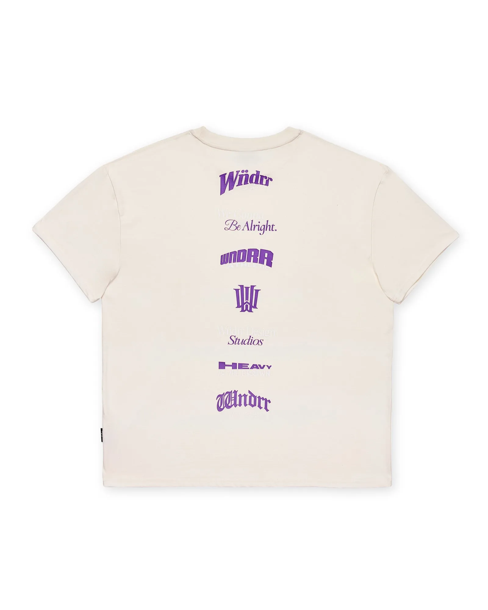 COLLECTIVE BOX FIT TEE - OFF WHITE sold by WNDRR