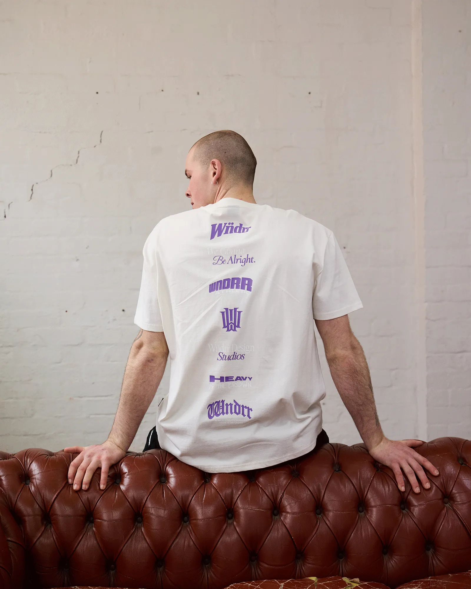 COLLECTIVE BOX FIT TEE - OFF WHITE sold by WNDRR product image thumbnail 2