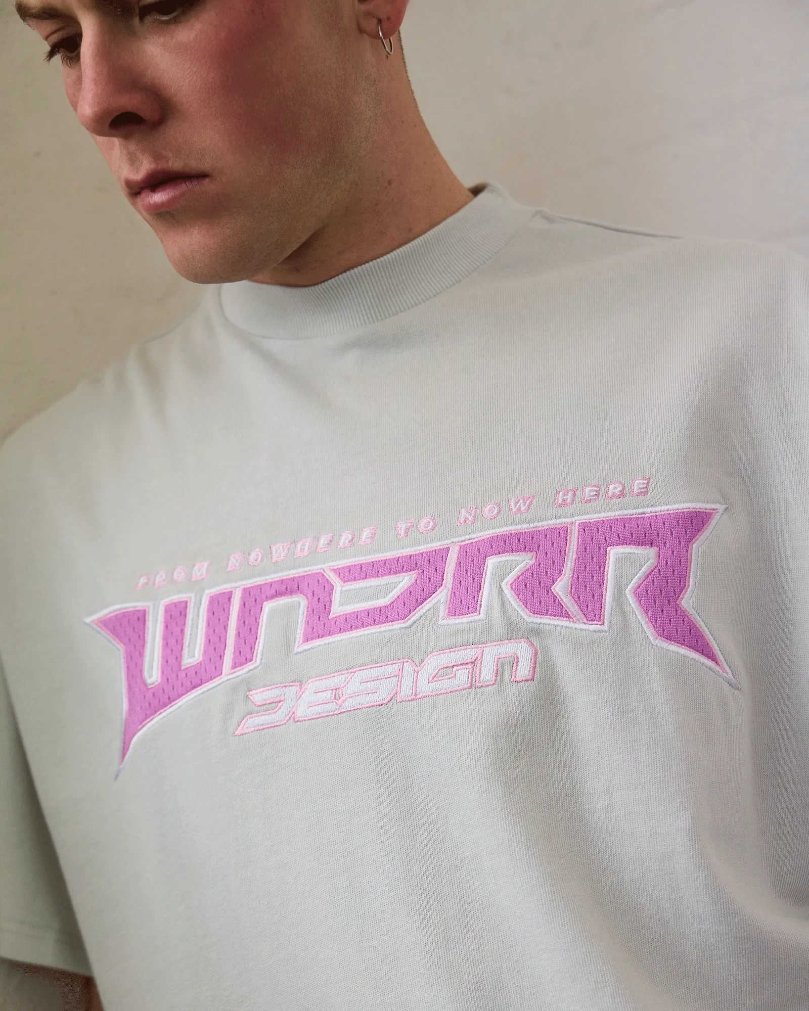 PULSE HEAVY WEIGHT TEE - OYSTER sold by WNDRR product image thumbnail 2