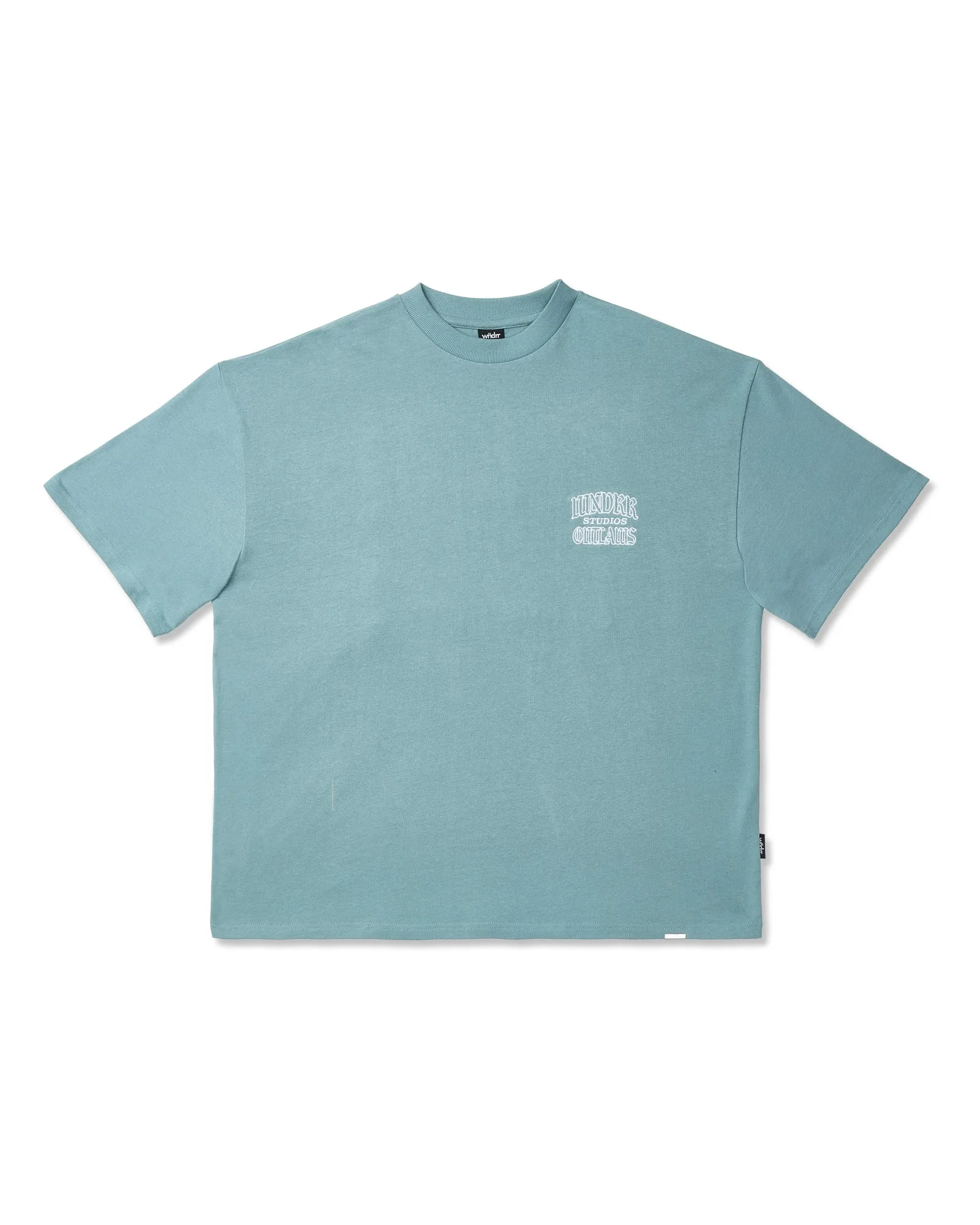 OUTLAWS HEAVY WEIGHT TEE - DUSK BLUE sold by WNDRR product image thumbnail 3