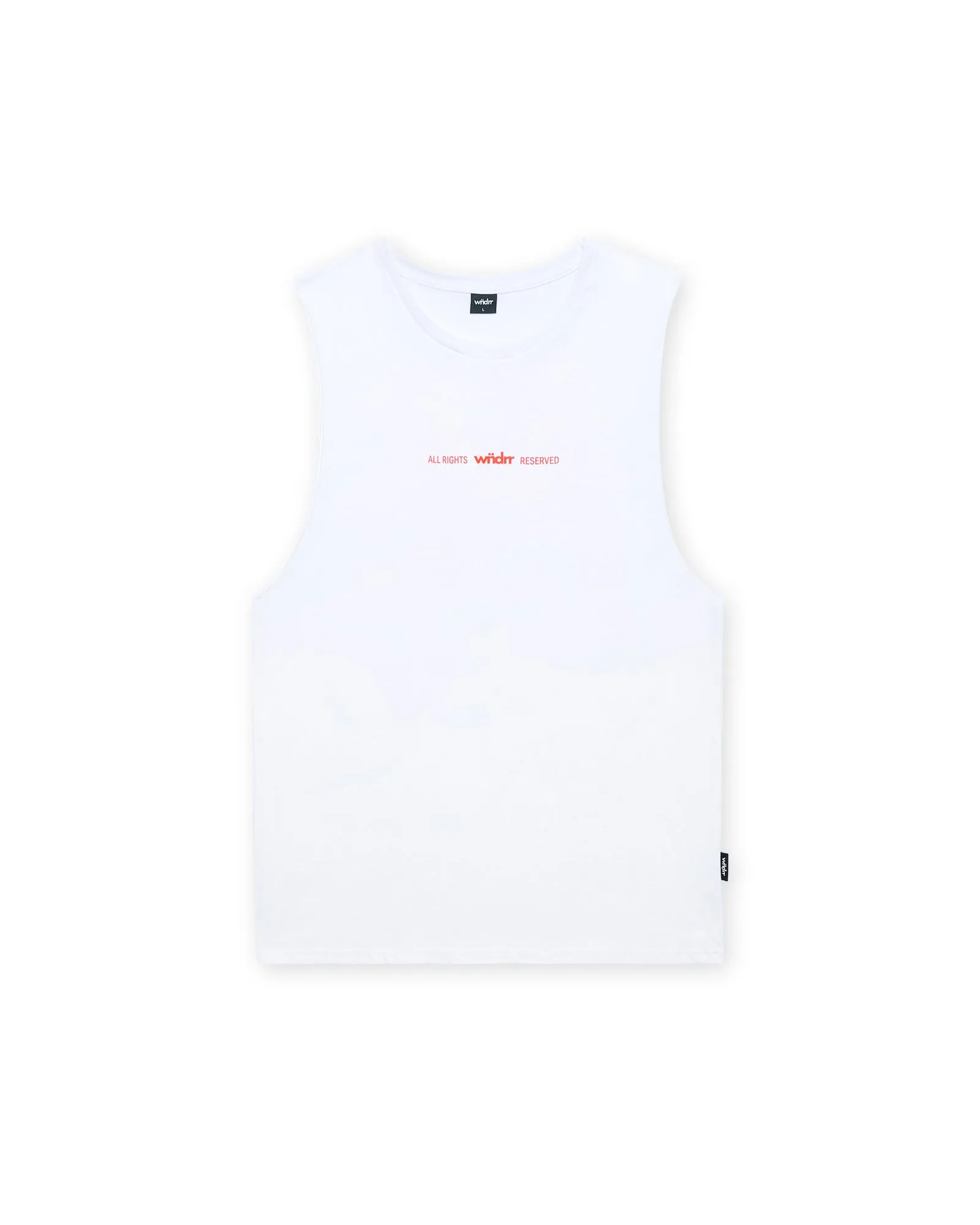 HIGHBORN MUSCLE TOP - WHITE sold by WNDRR product image thumbnail 3